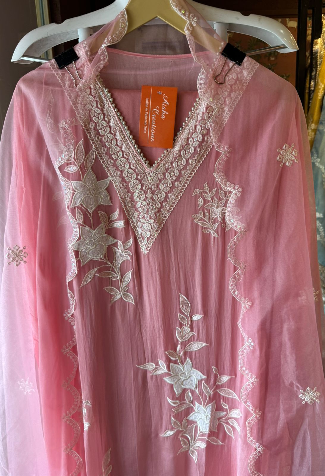 Soft organza (Unstitched) Shirt