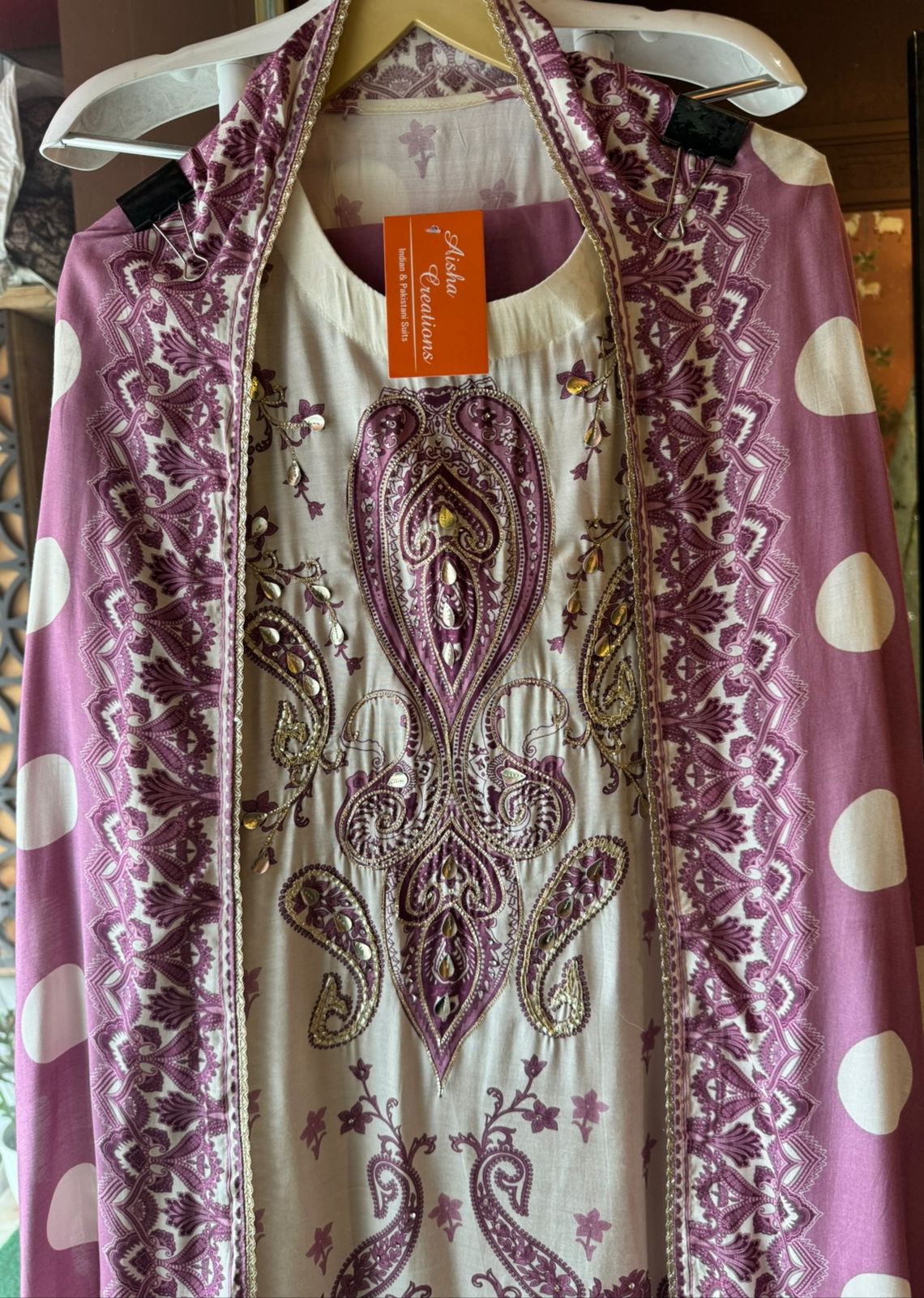 Pure muslin semi stitched shirt