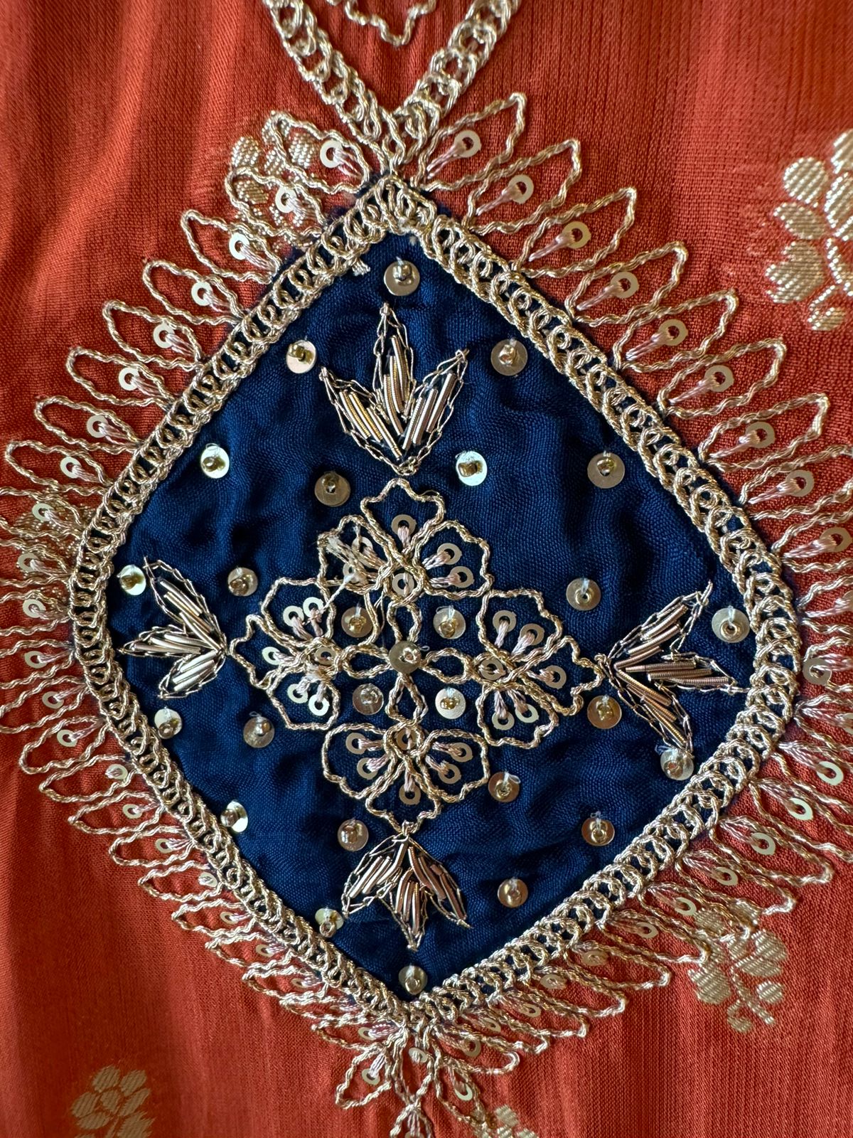 Soft organza Unstitched shirt