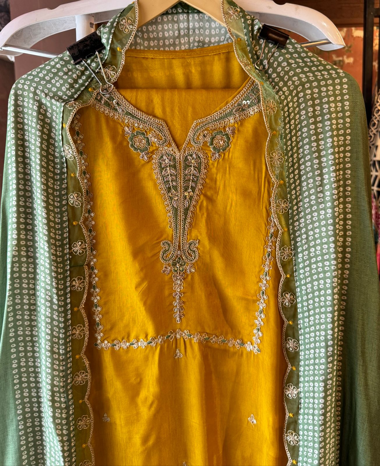 Pure Silk Shirt (Unstitched) With beautiful box pattern