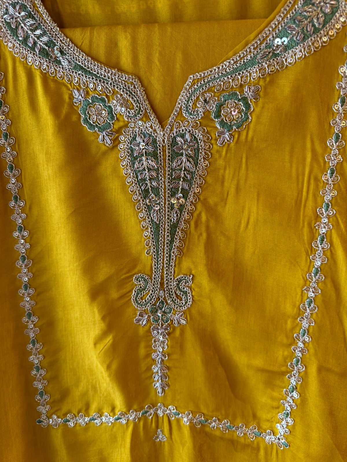 Pure Silk Shirt (Unstitched) With beautiful box pattern