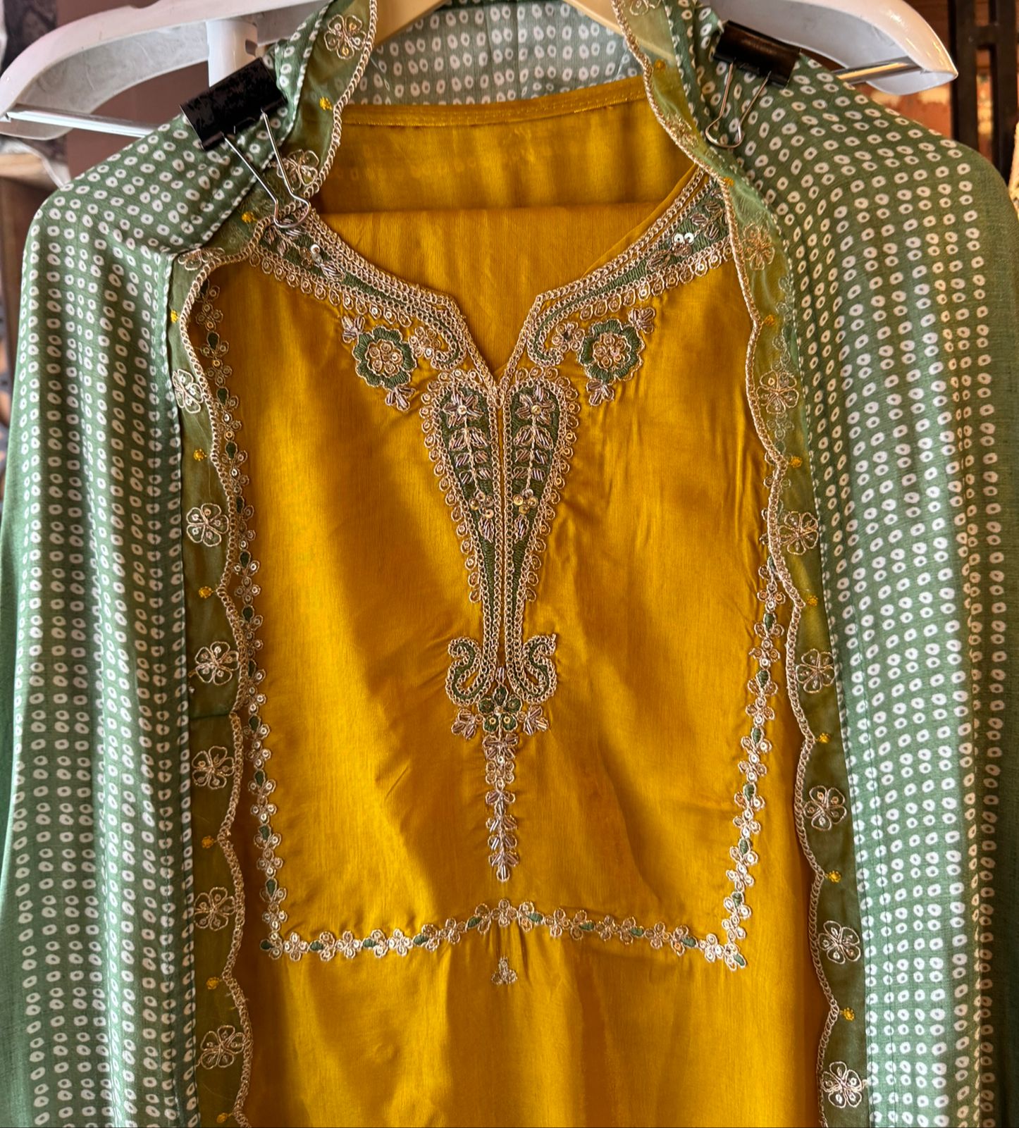 Pure Silk Shirt (Unstitched) With beautiful box pattern