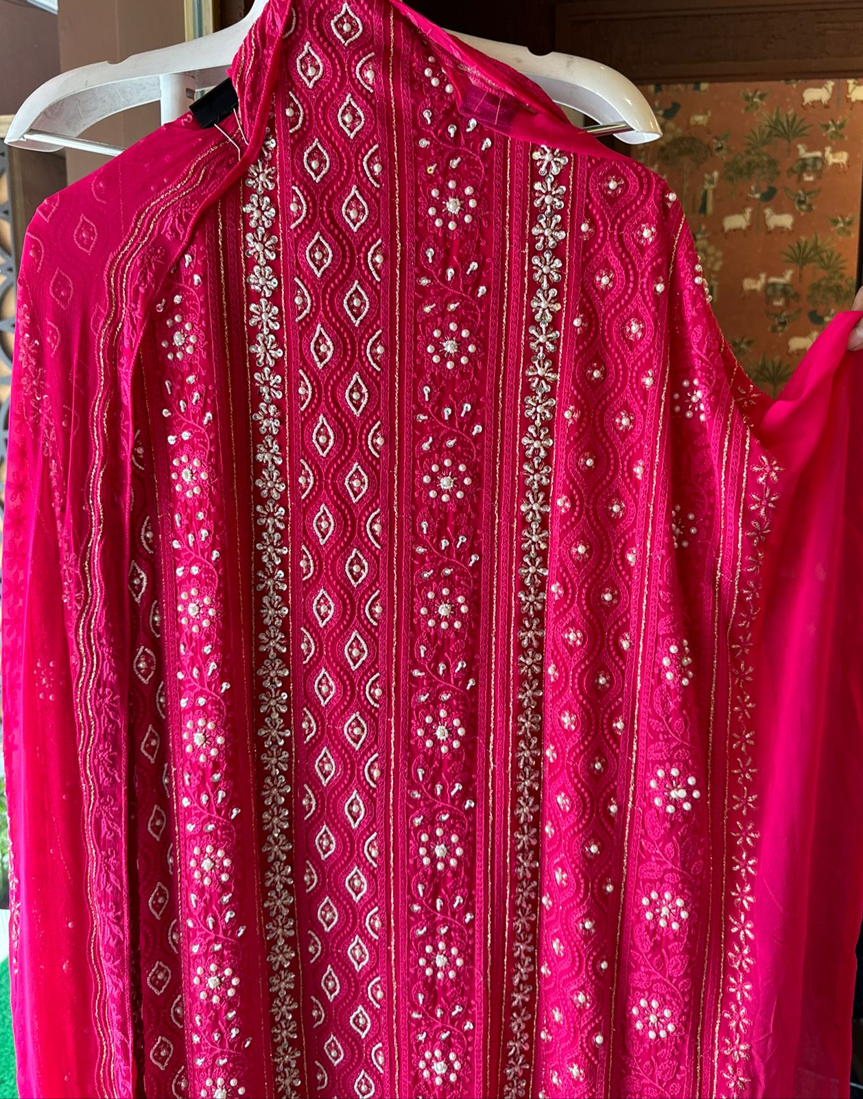 Pure Georgette Suits with Handwork done