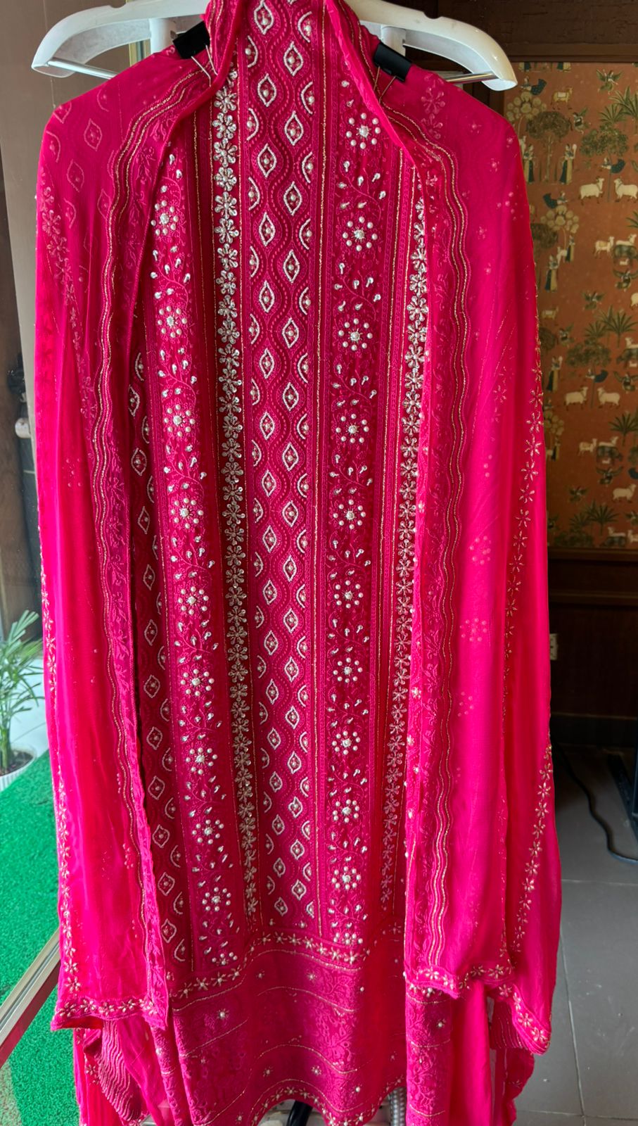 Pure Georgette Suits with Handwork done