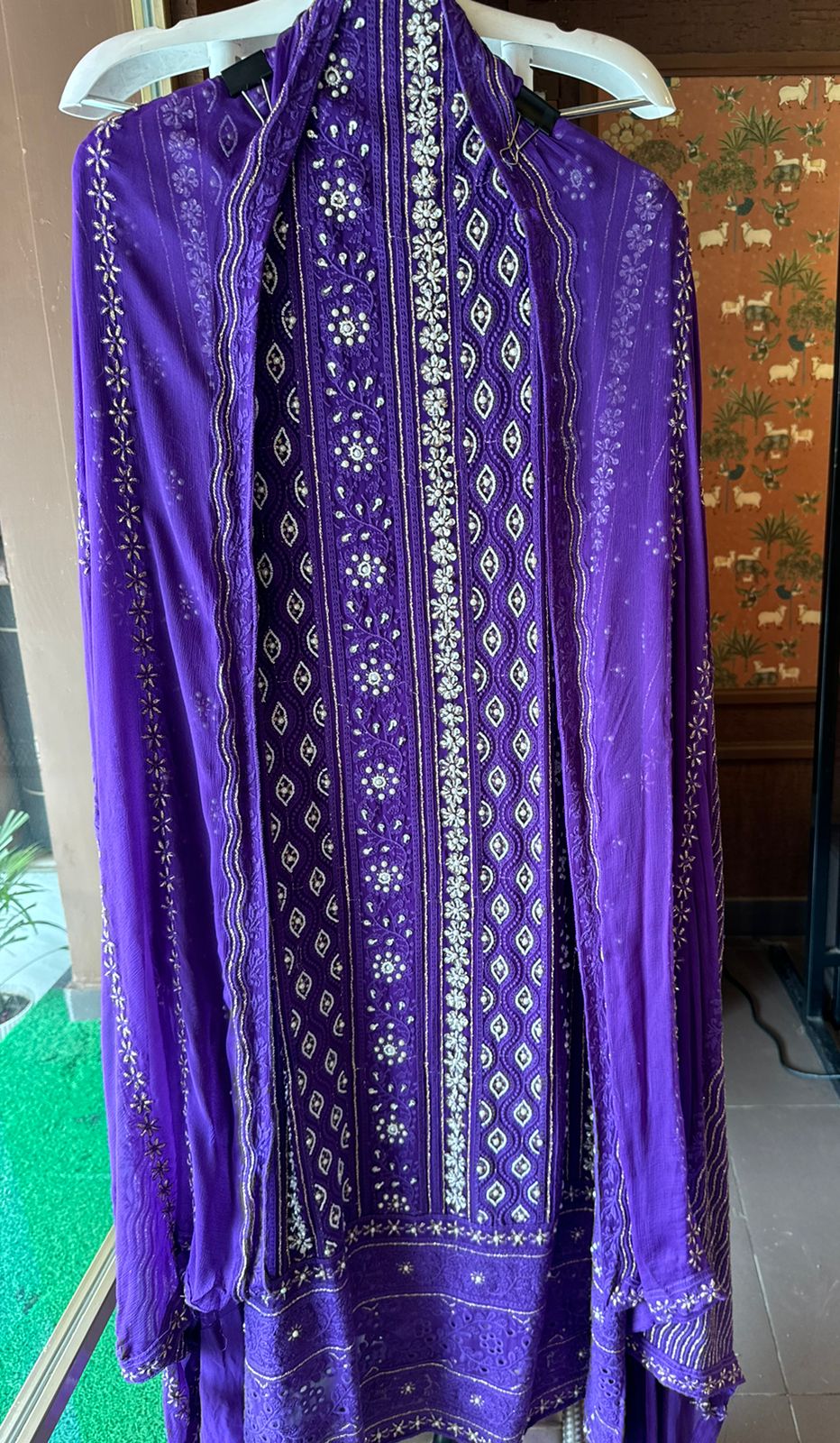 Pure Georgette Suits with Handwork done