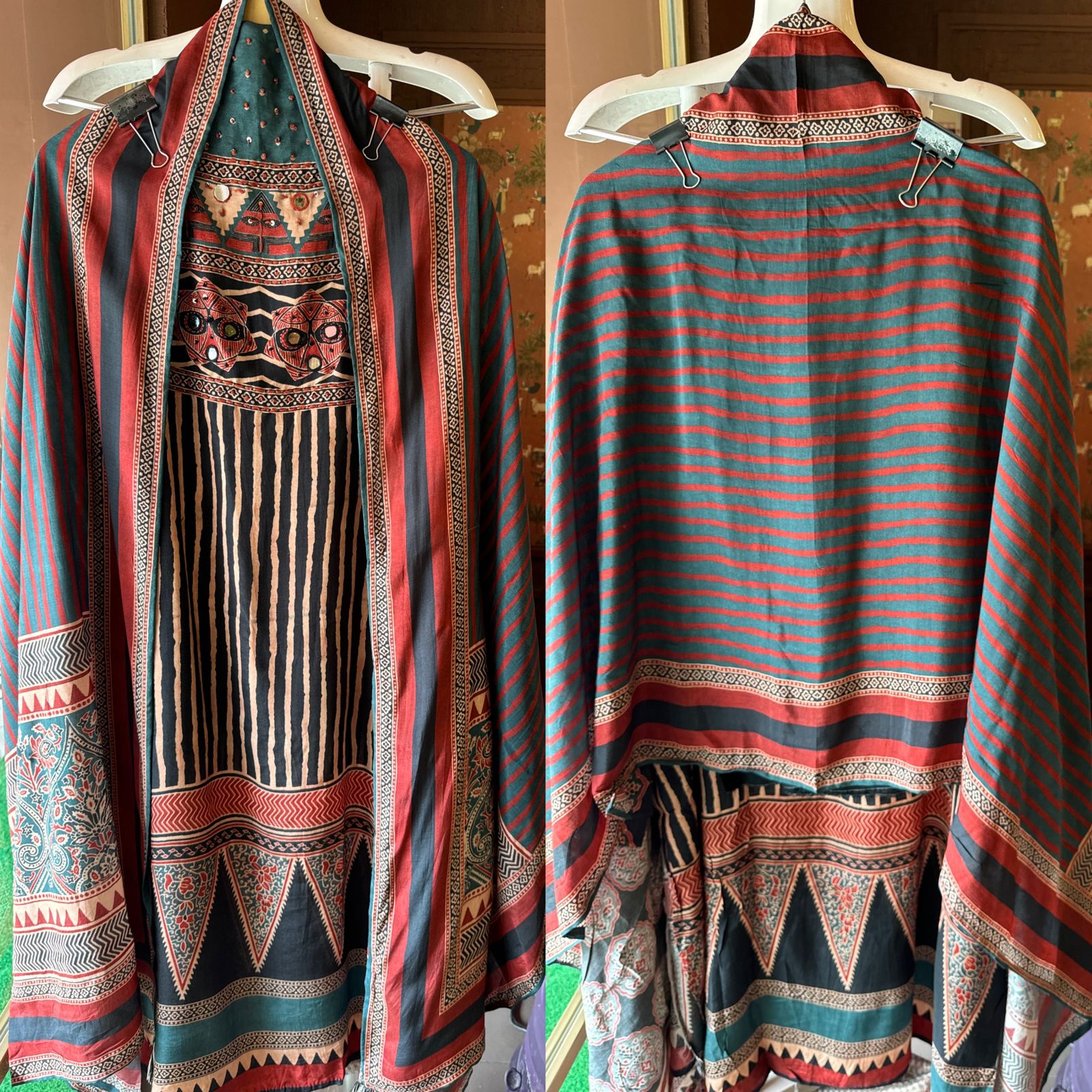 Soft Muslin Block printed (Kalamkari print) Shirt