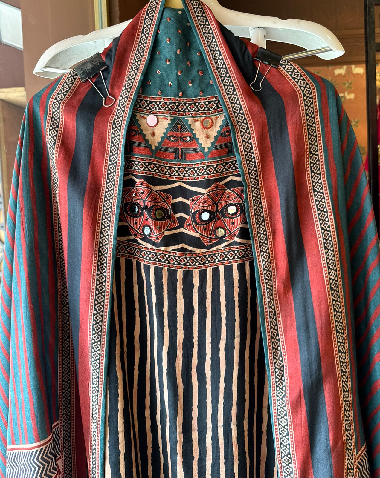 Soft Muslin Block printed (Kalamkari print) Shirt