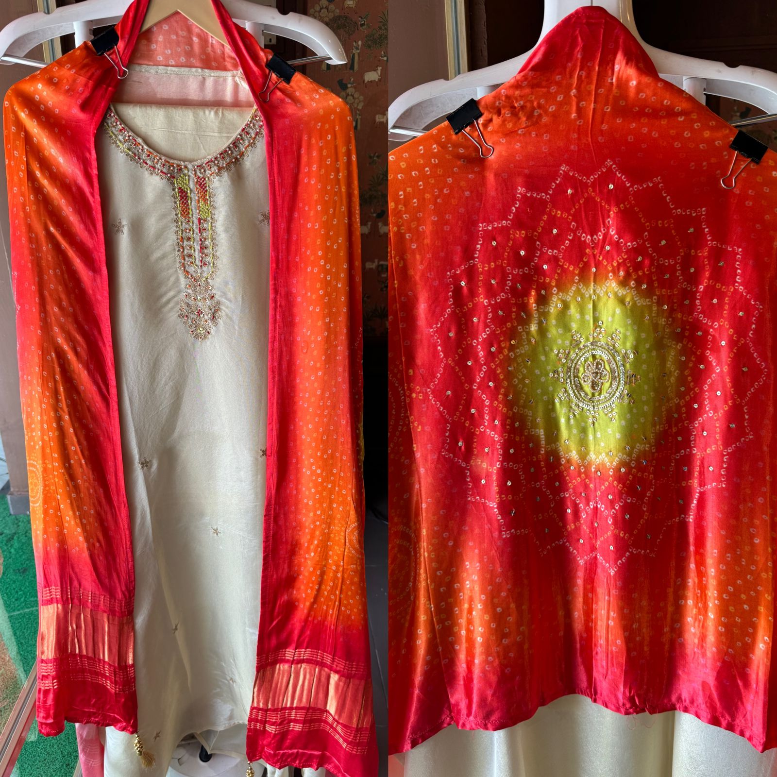 Shop our new arrivals with gajji silk dupatta’s