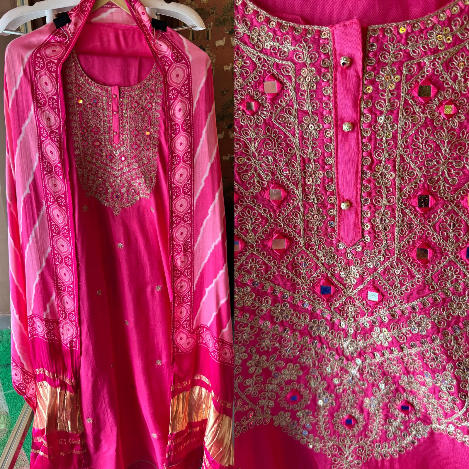 Shop our new arrivals with gajji silk dupatta’s