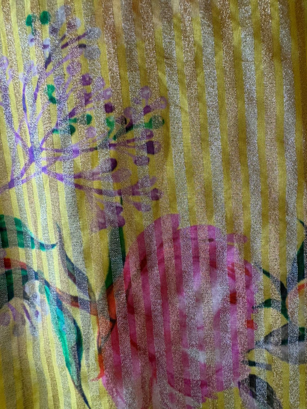 Pure Silk Shirt with Beautiful Dori work