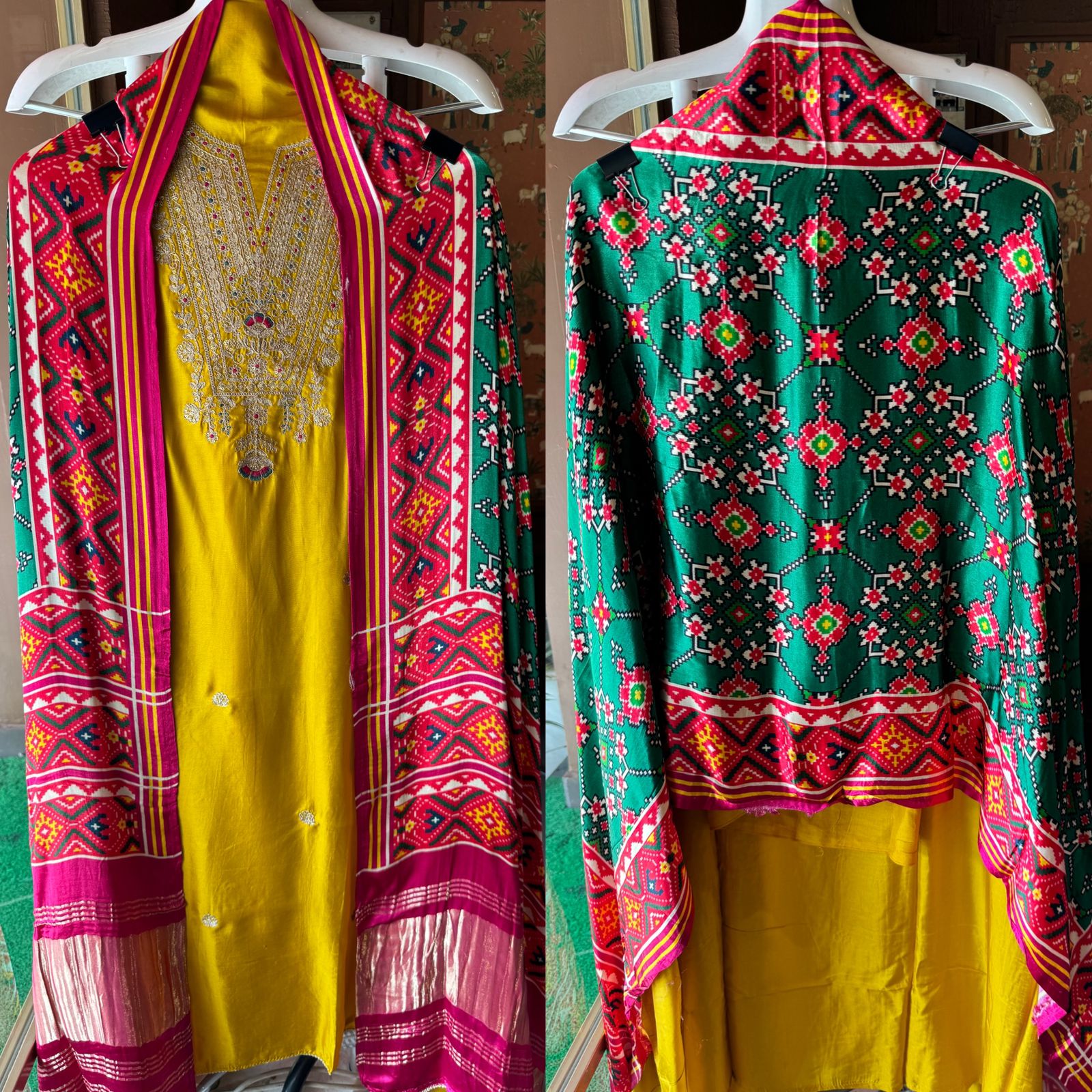 Pure Silk Shirt with Beautiful Dori
