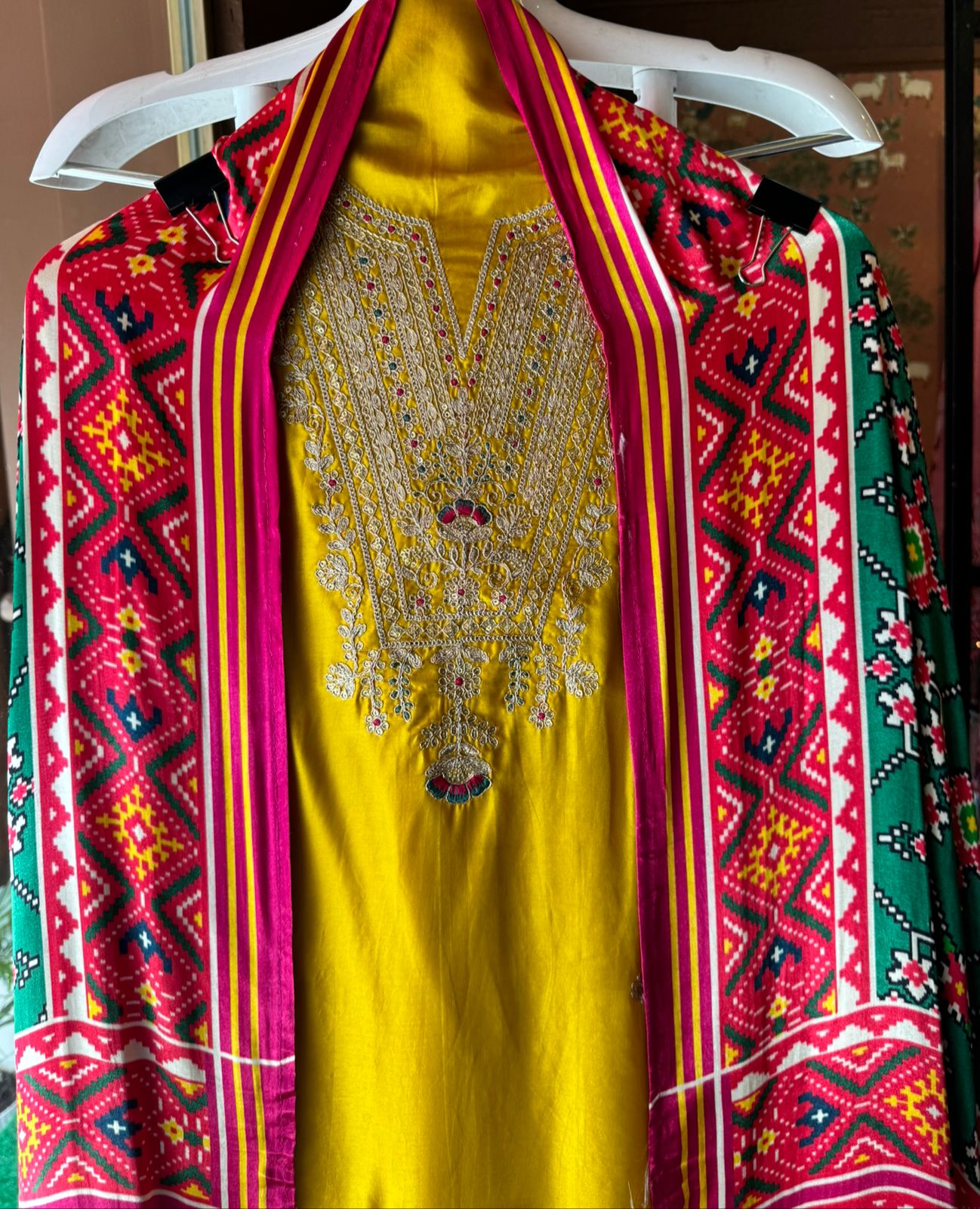 Pure Silk Shirt with Beautiful Dori