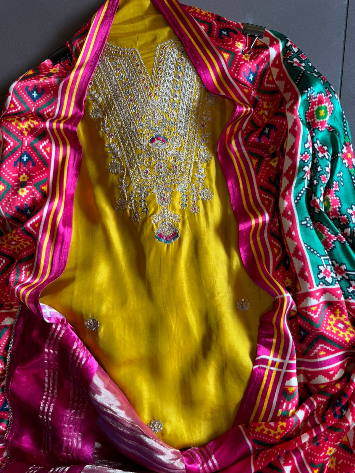 Pure Silk Shirt with Beautiful Dori