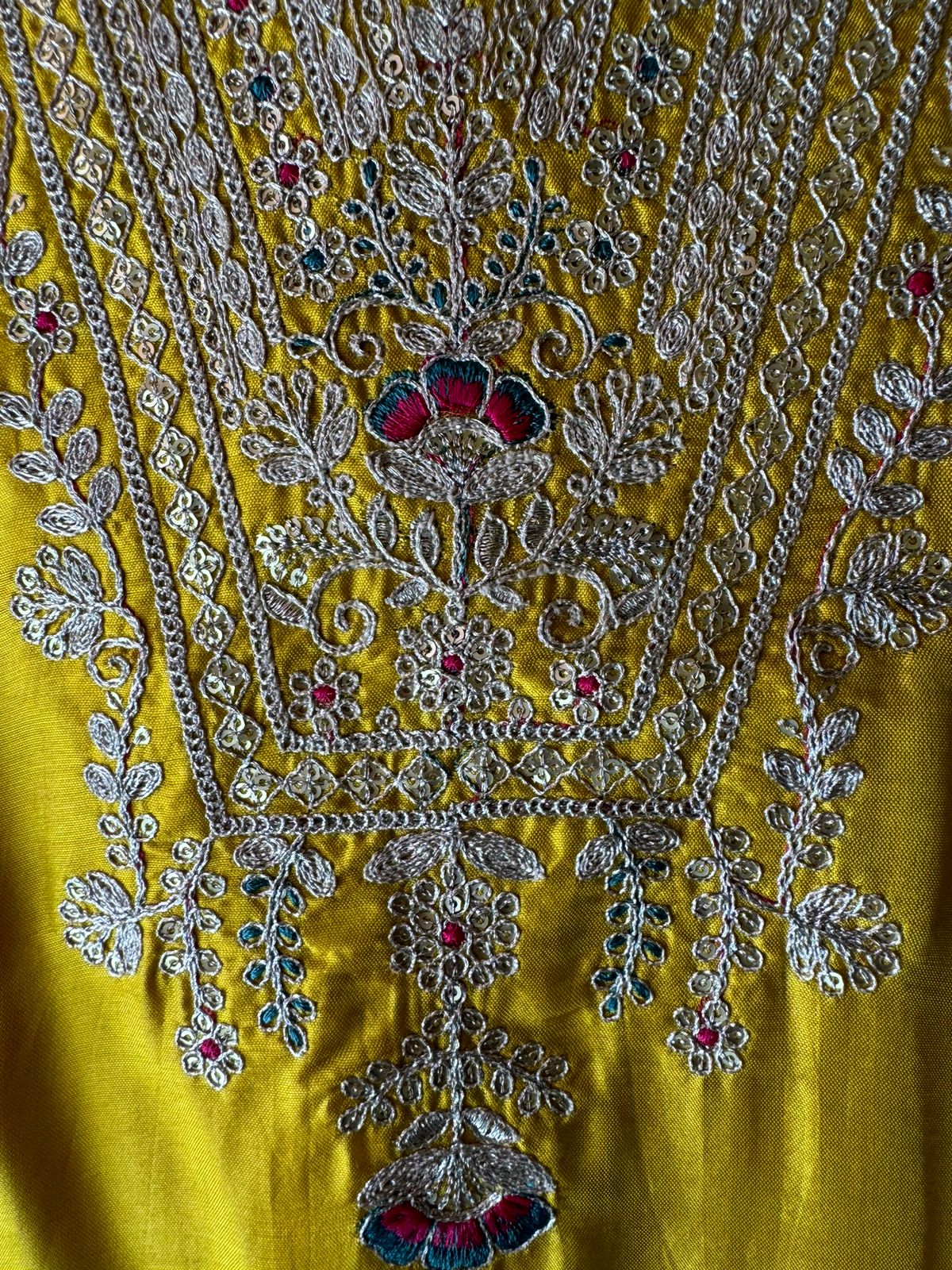 Pure Silk Shirt with Beautiful Dori