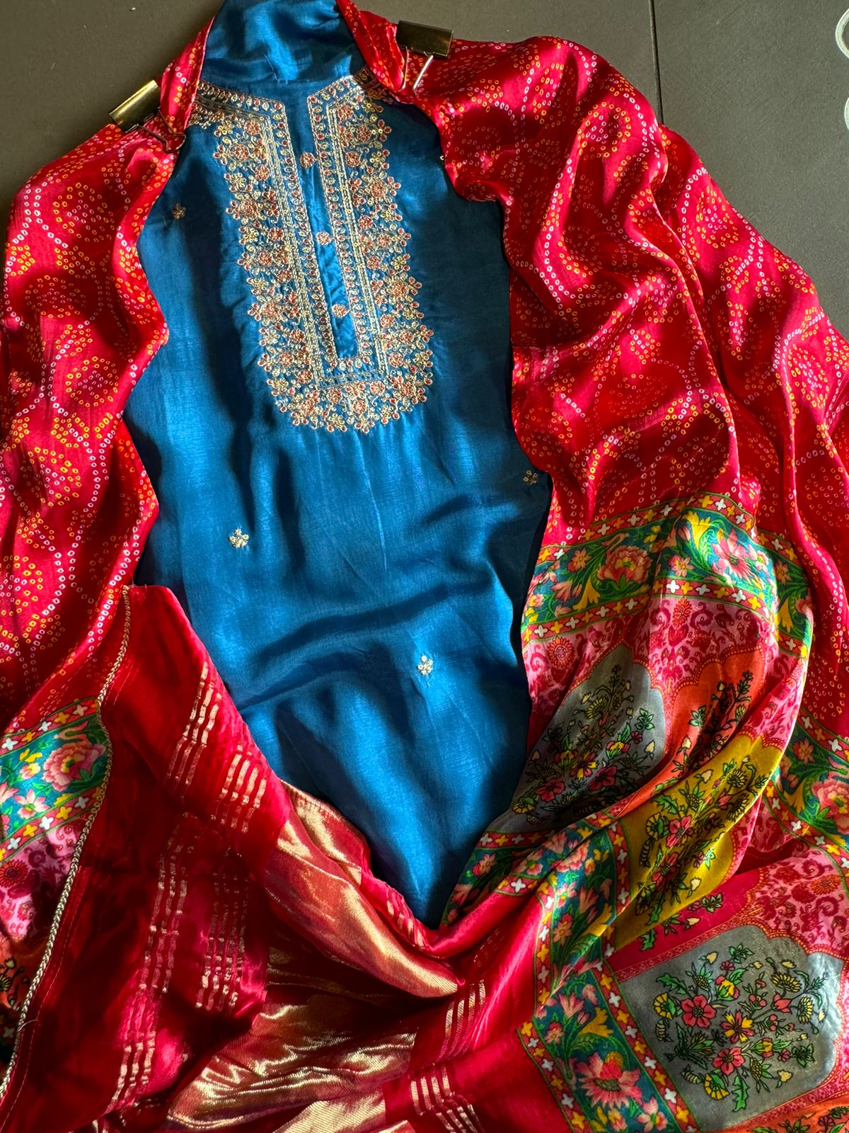 Pure Silk Shirt with Beautiful Dori