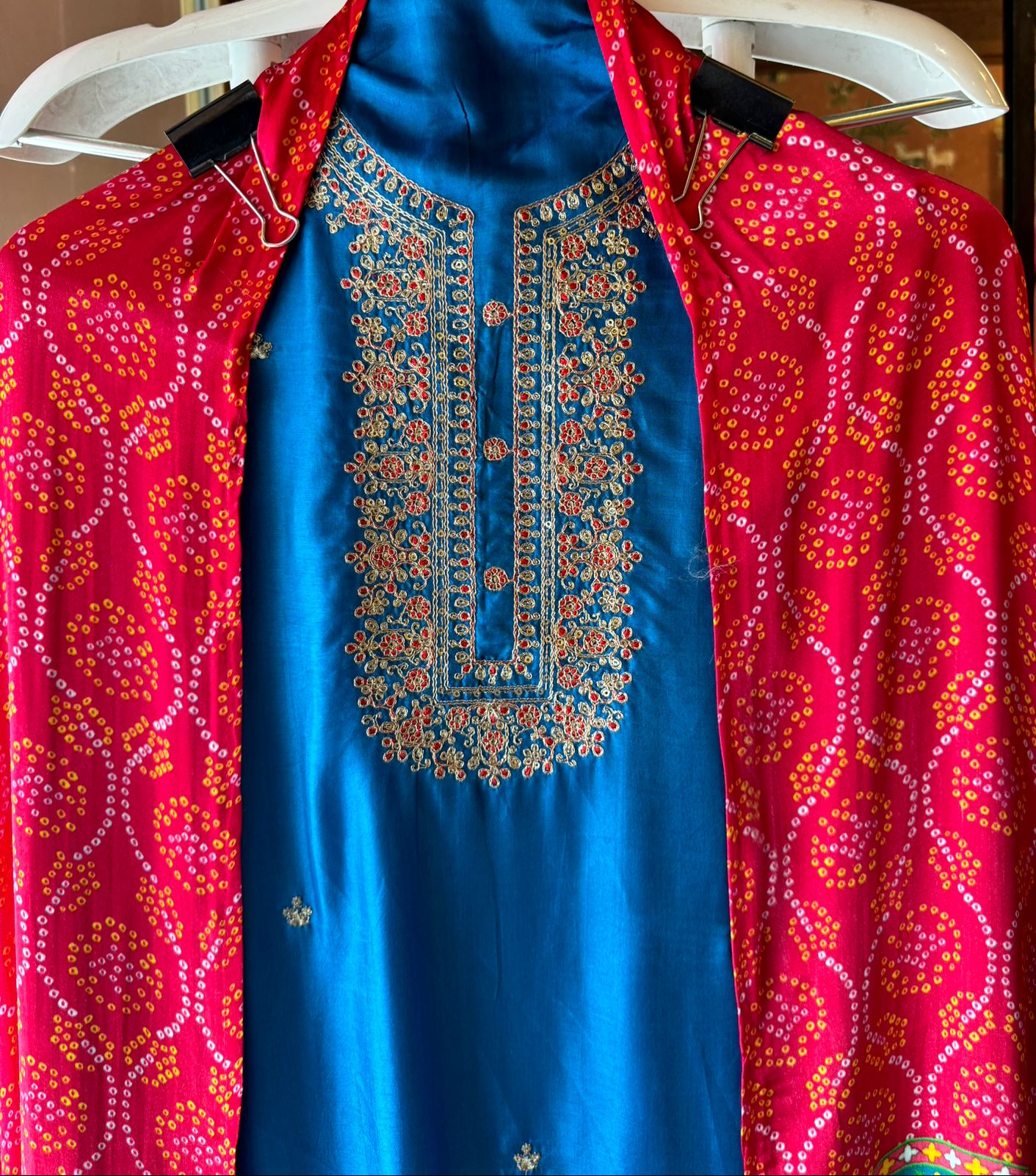 Pure Silk Shirt with Beautiful Dori