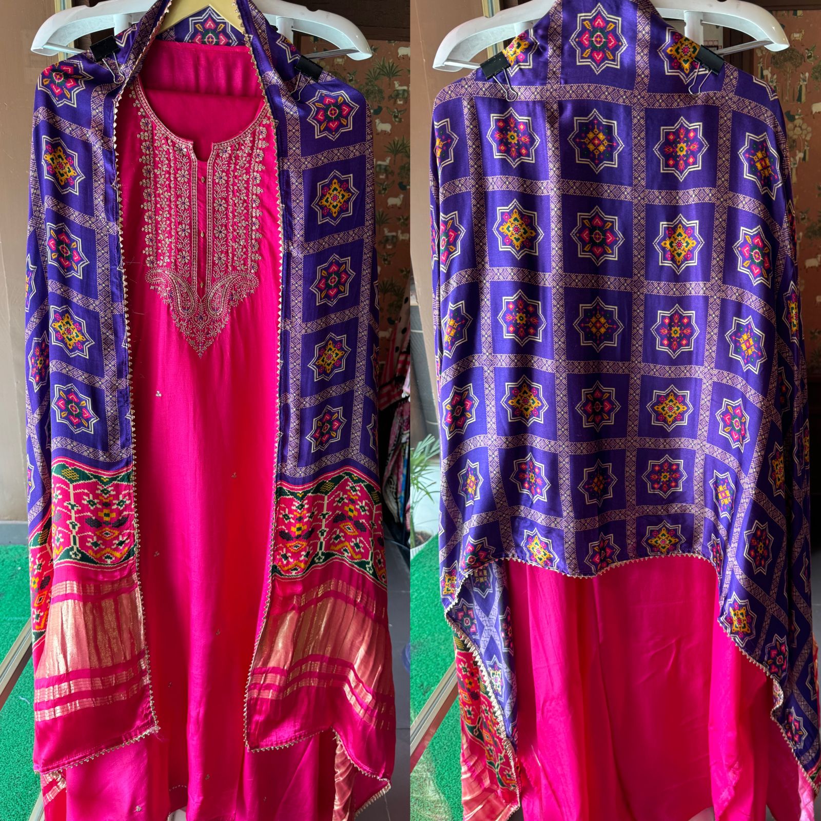 Pure Silk Shirt with Beautiful Dori