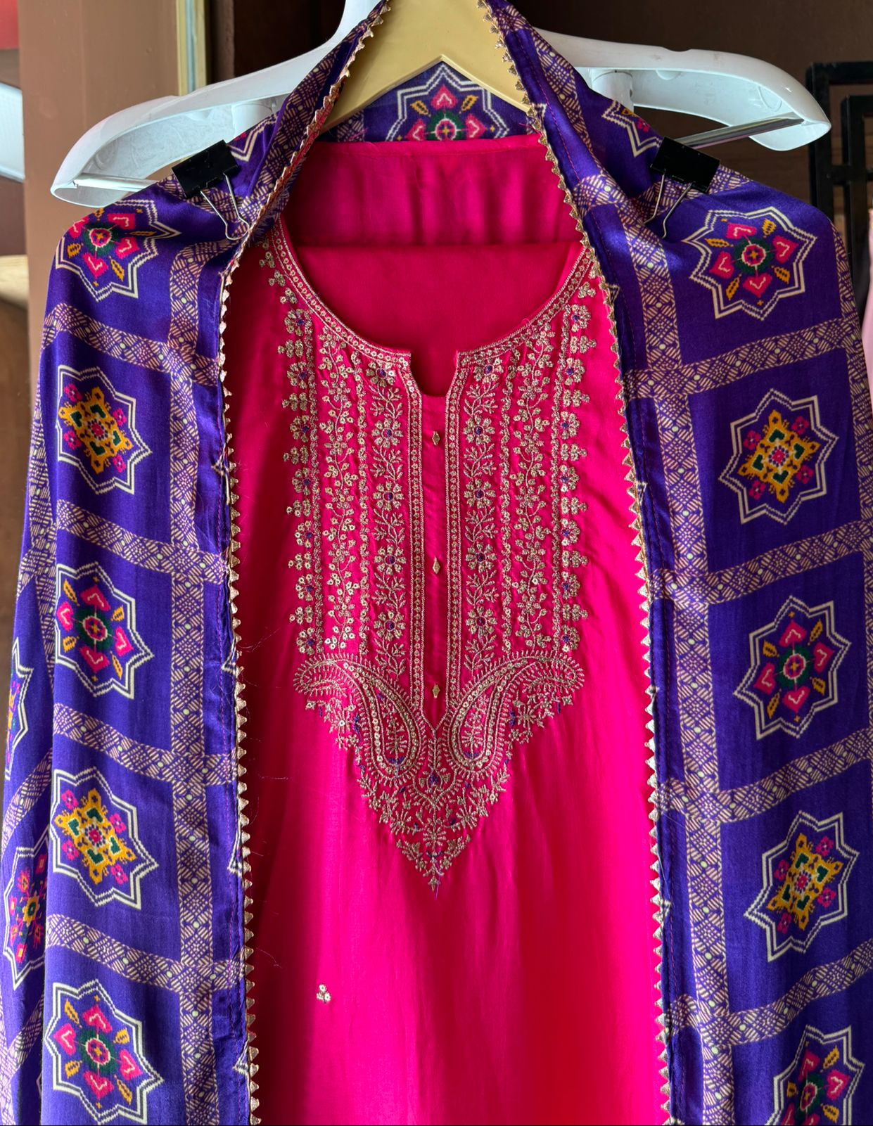 Pure Silk Shirt with Beautiful Dori