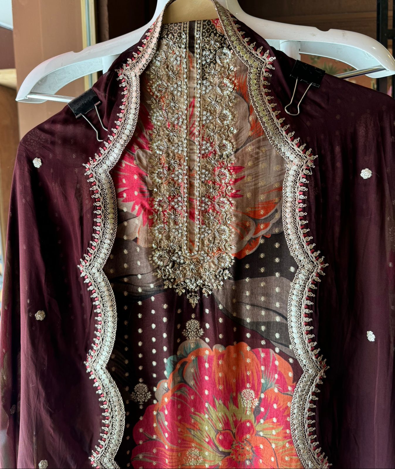 Soft and flowy organza digital printed Shirt