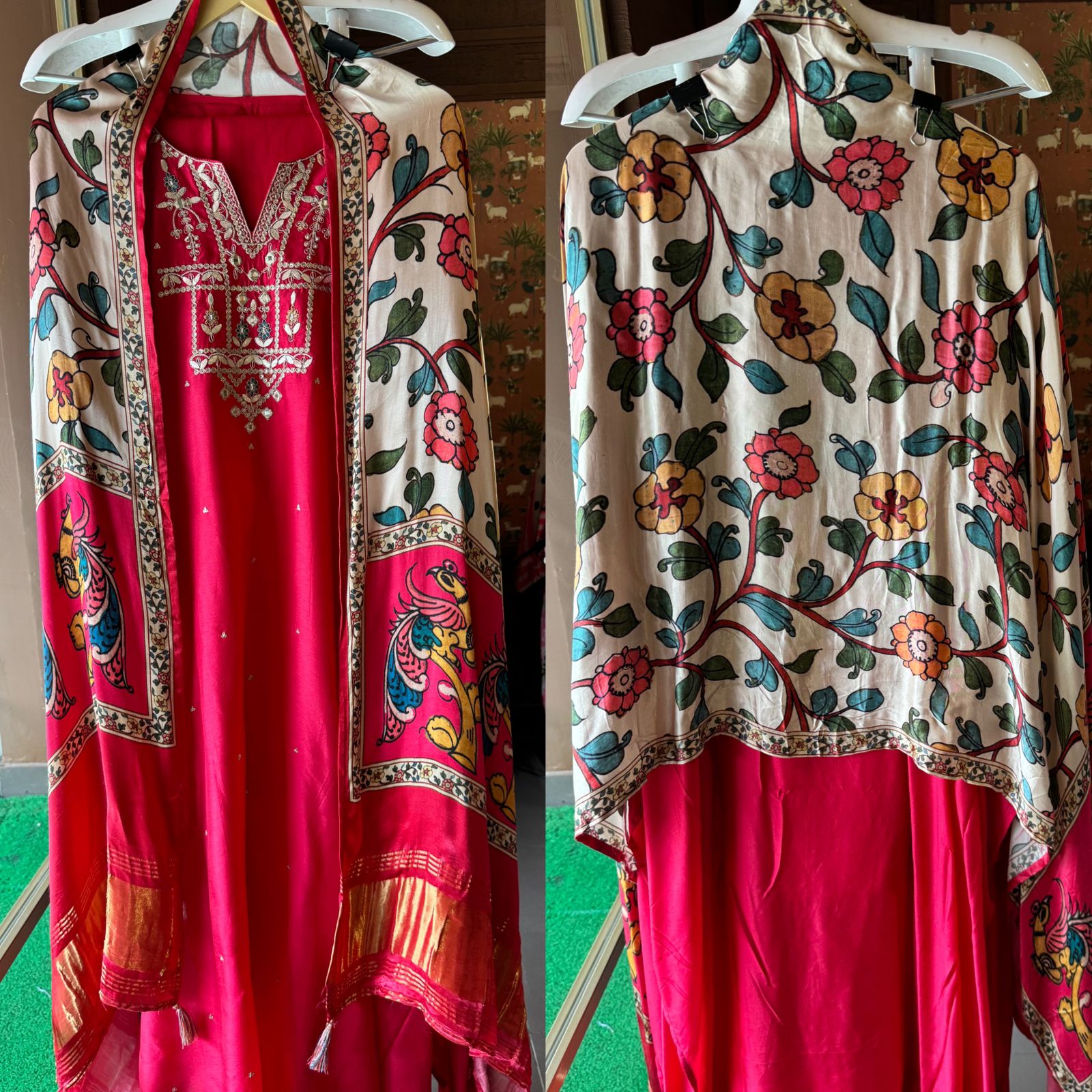 Pure Silk Shirt with Beautiful Dori