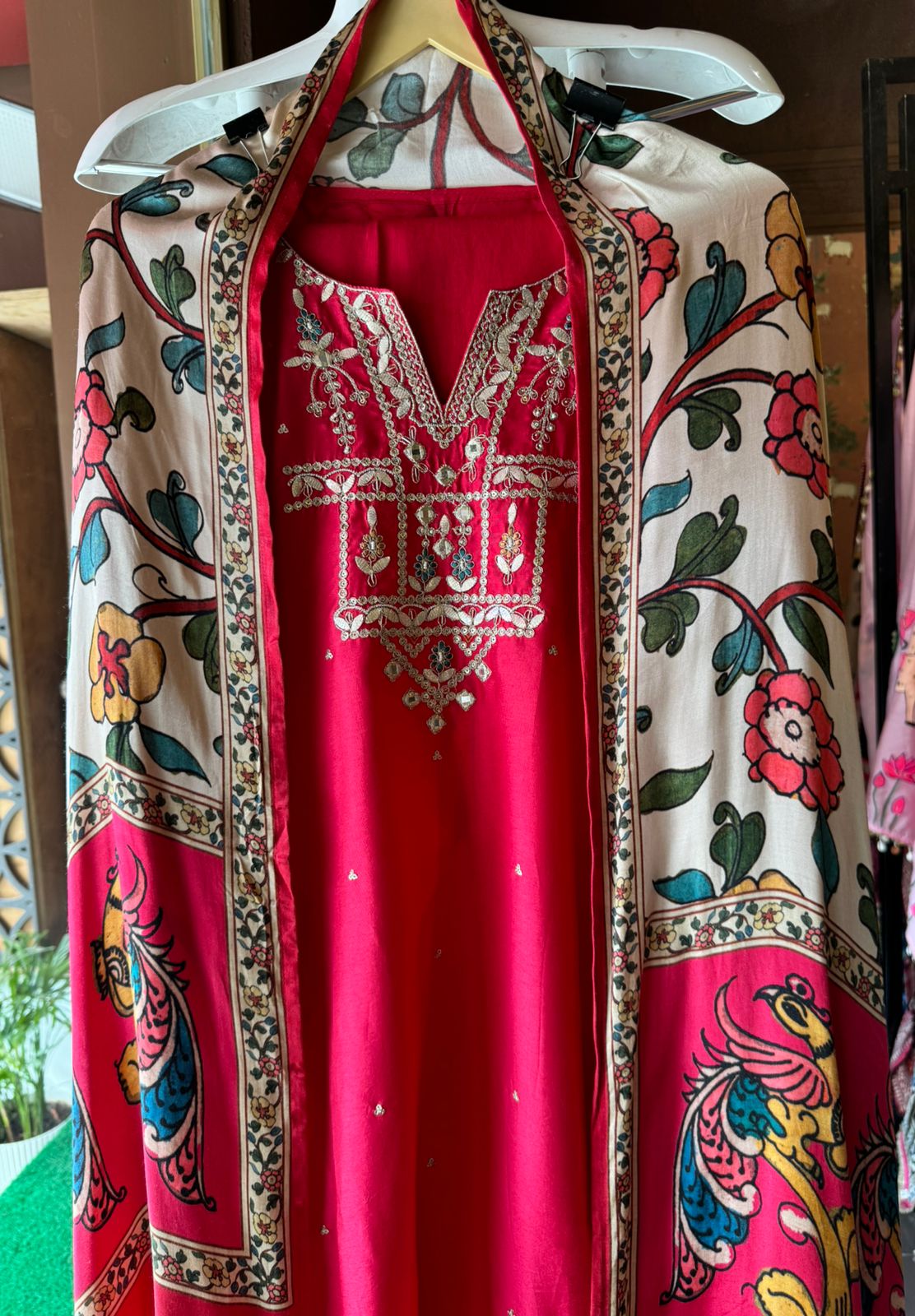 Pure Silk Shirt with Beautiful Dori