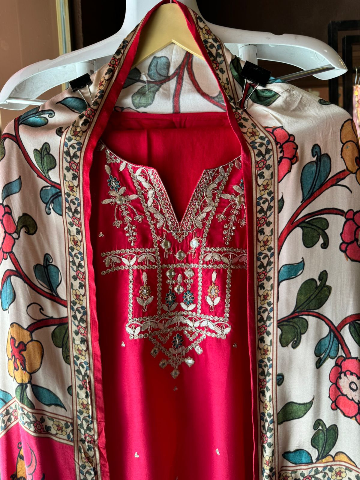 Pure Silk Shirt with Beautiful Dori