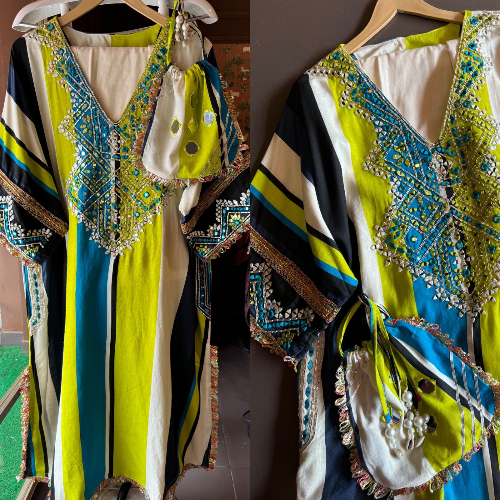 Pure Linen cotton Tunic Set