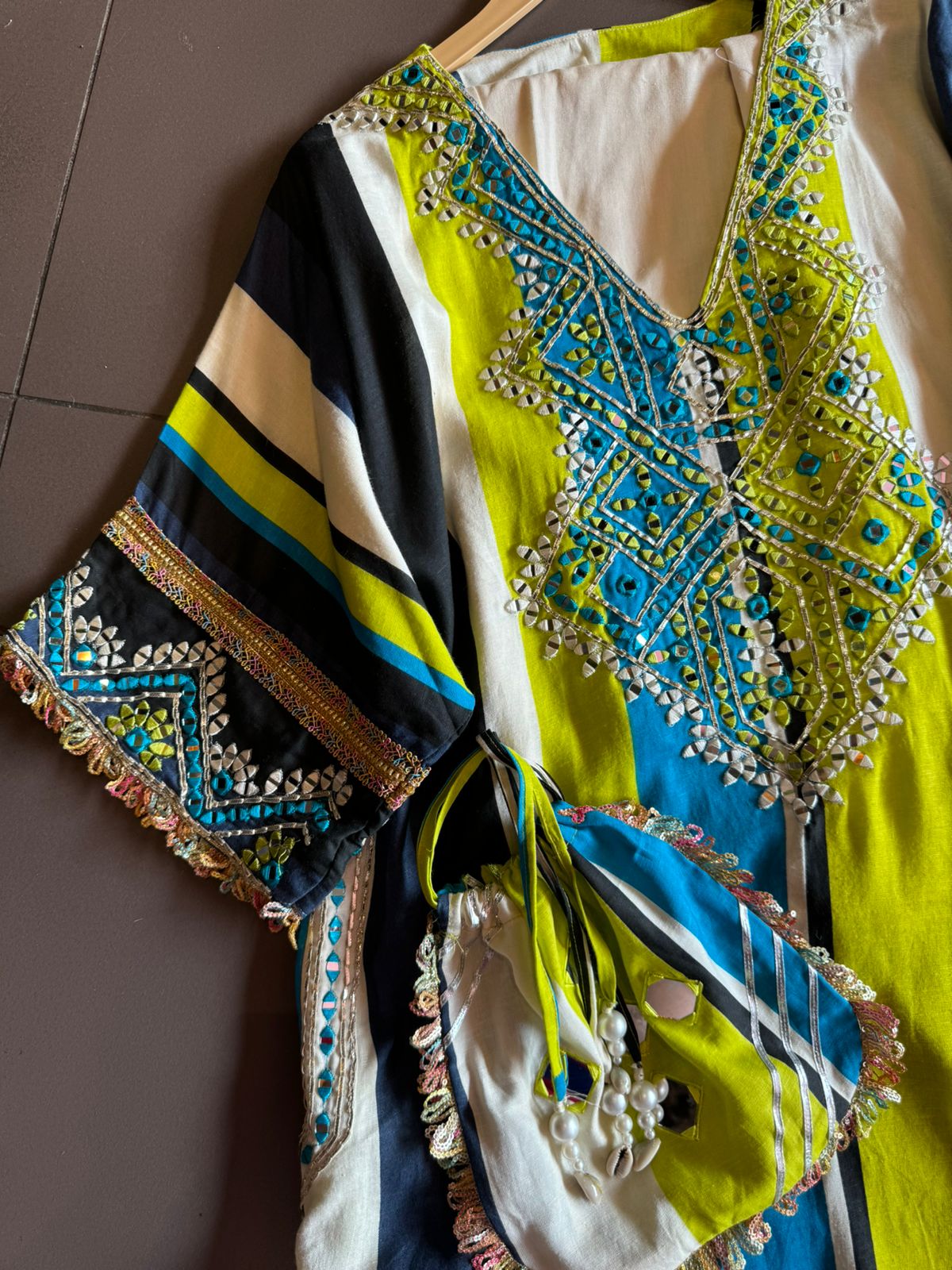 Pure Linen cotton Tunic Set