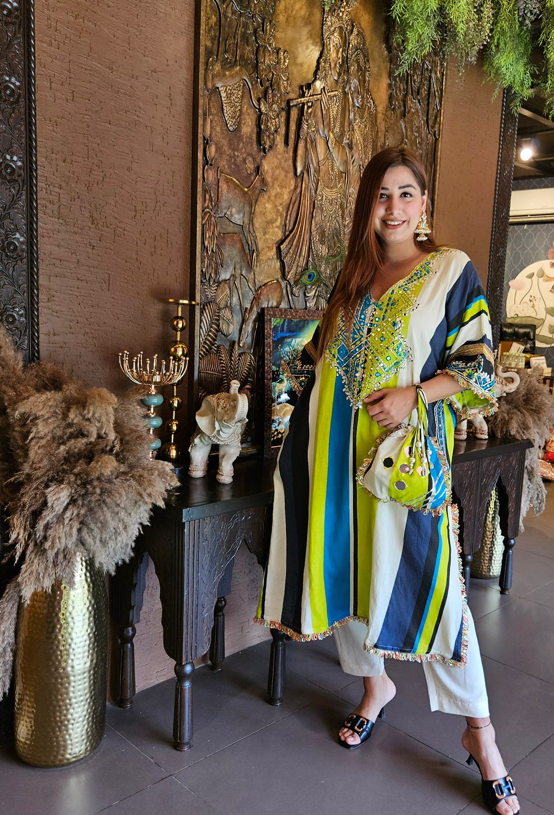 Pure Linen cotton Tunic Set