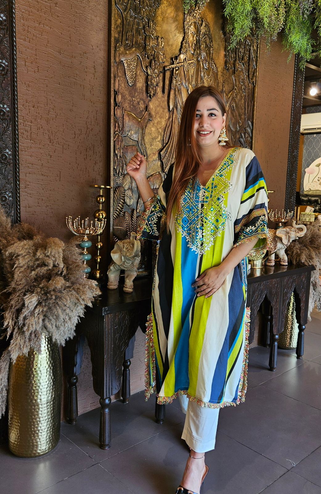 Pure Linen cotton Tunic Set