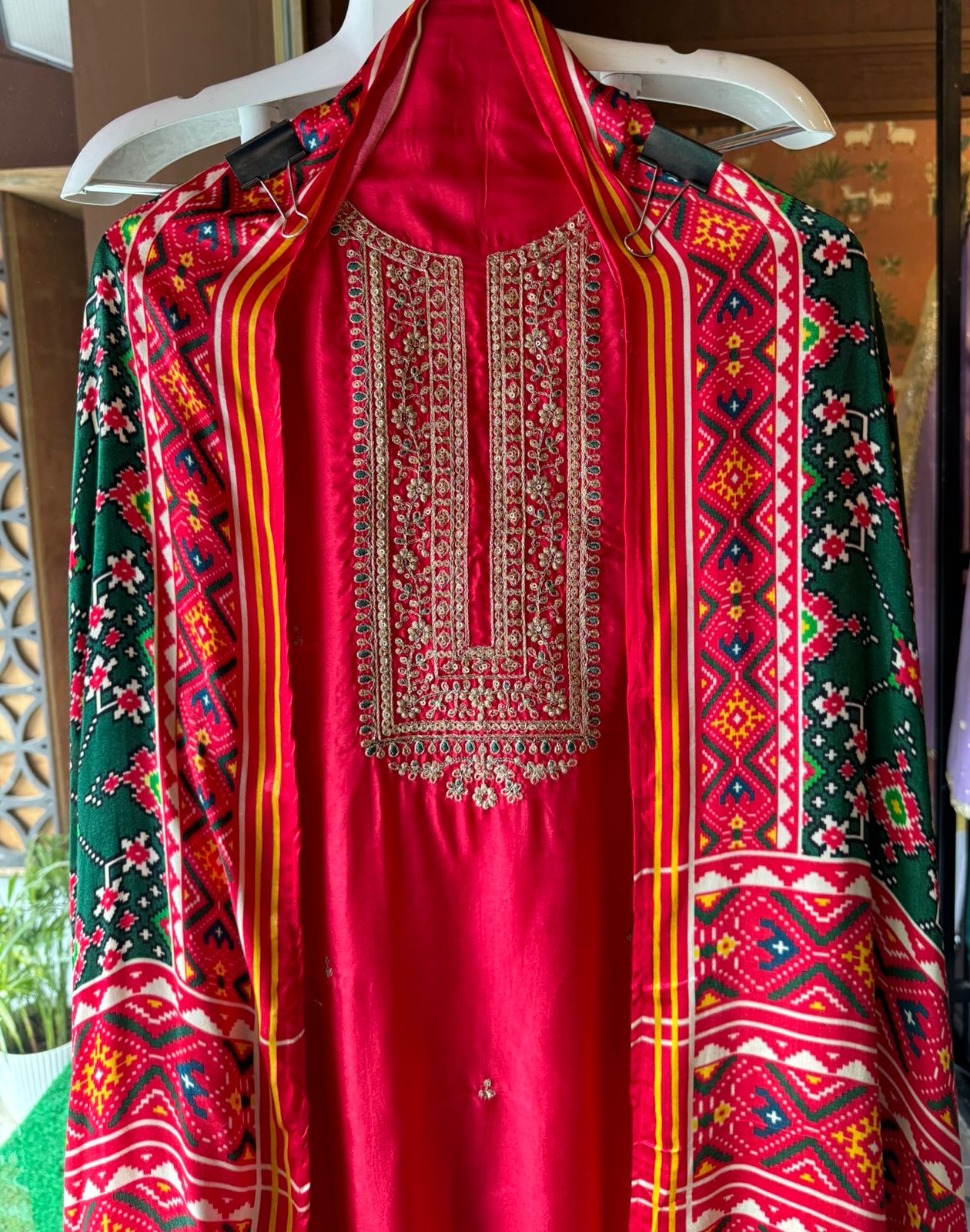 Pure Silk Shirt with Beautiful Dori