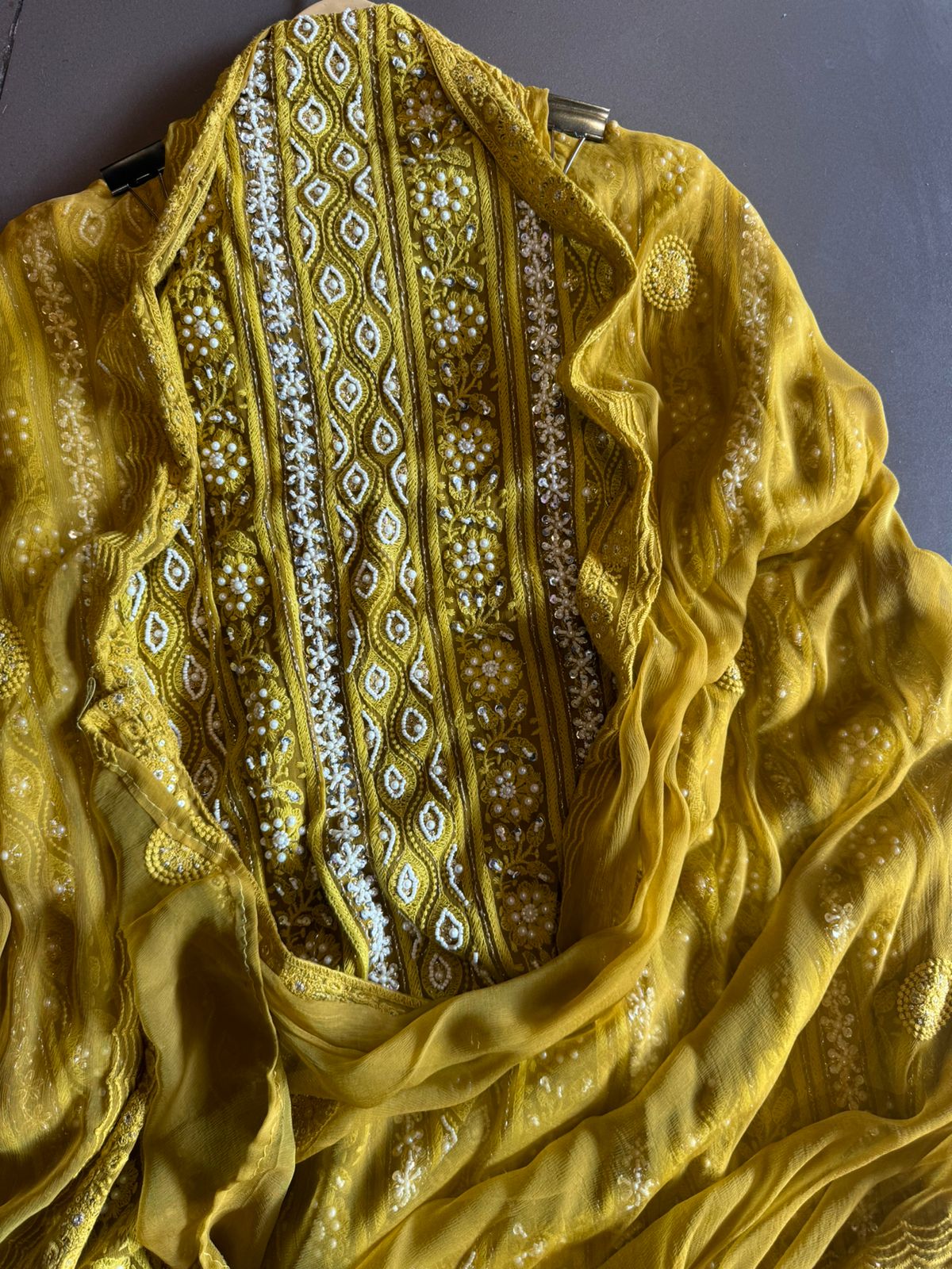 Pure Georgette Suits with Handwork done