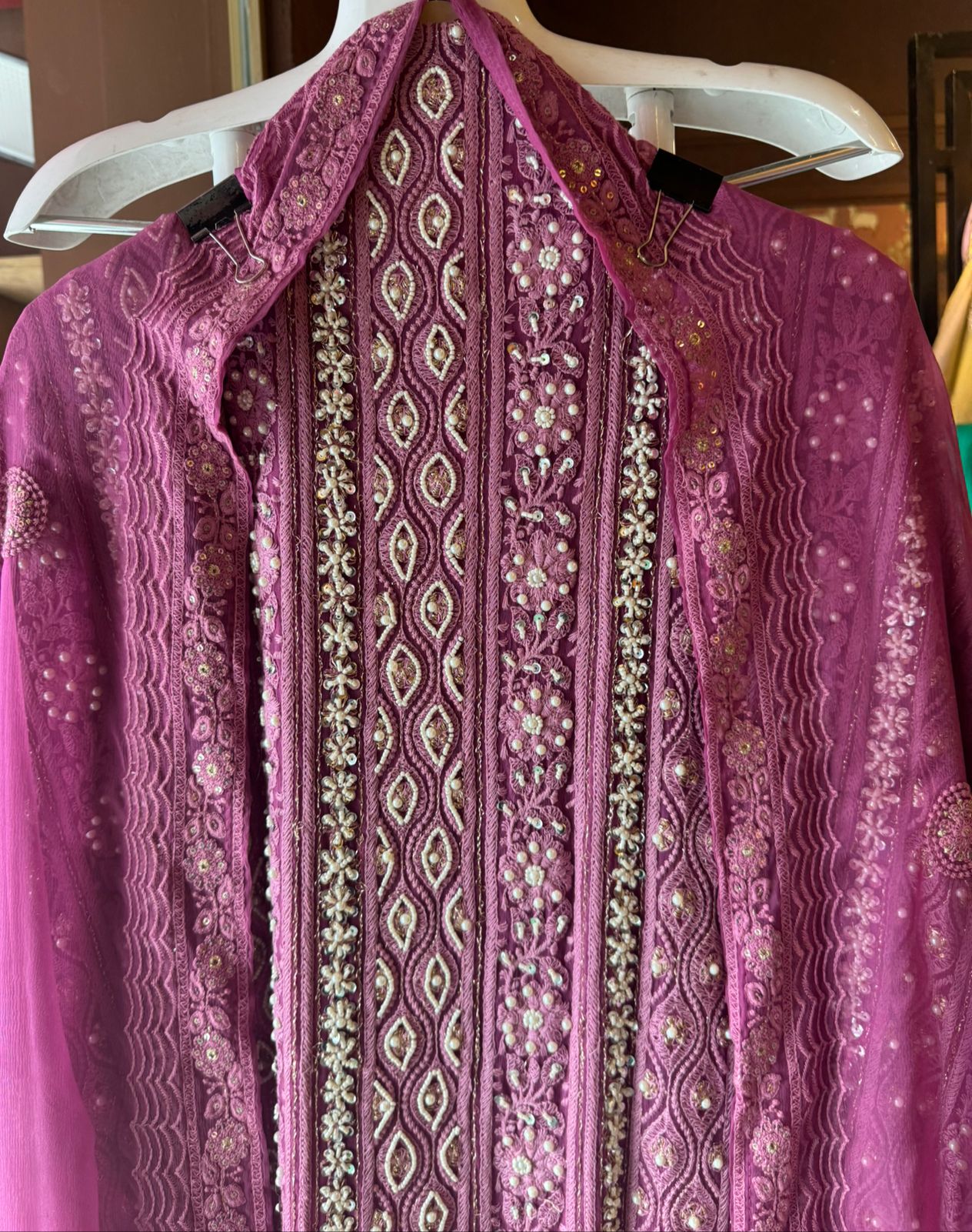 Pure Georgette Suits with Handwork done