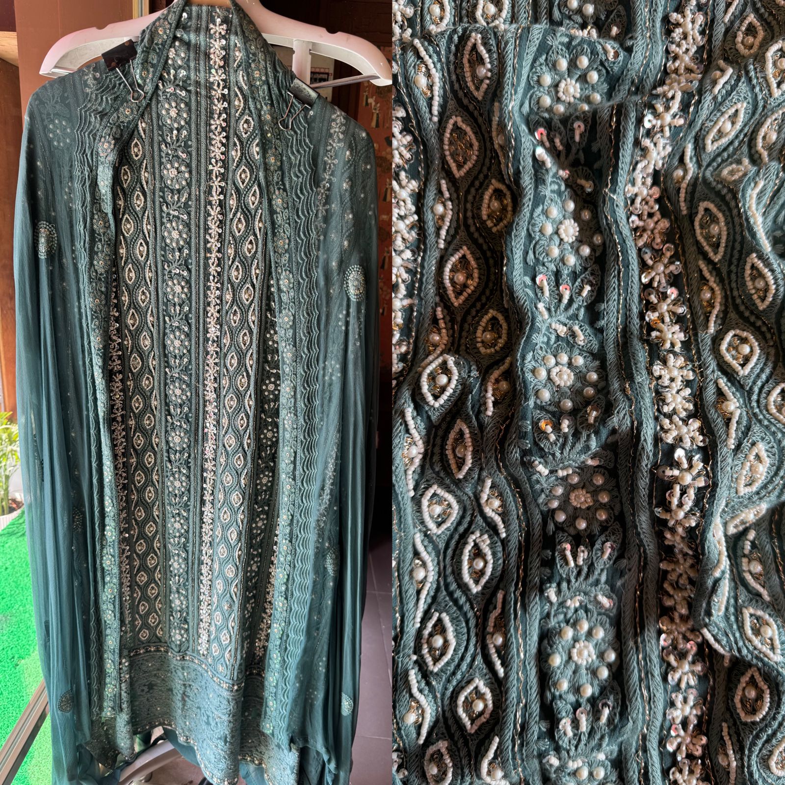 Pure Georgette Suits with Handwork done