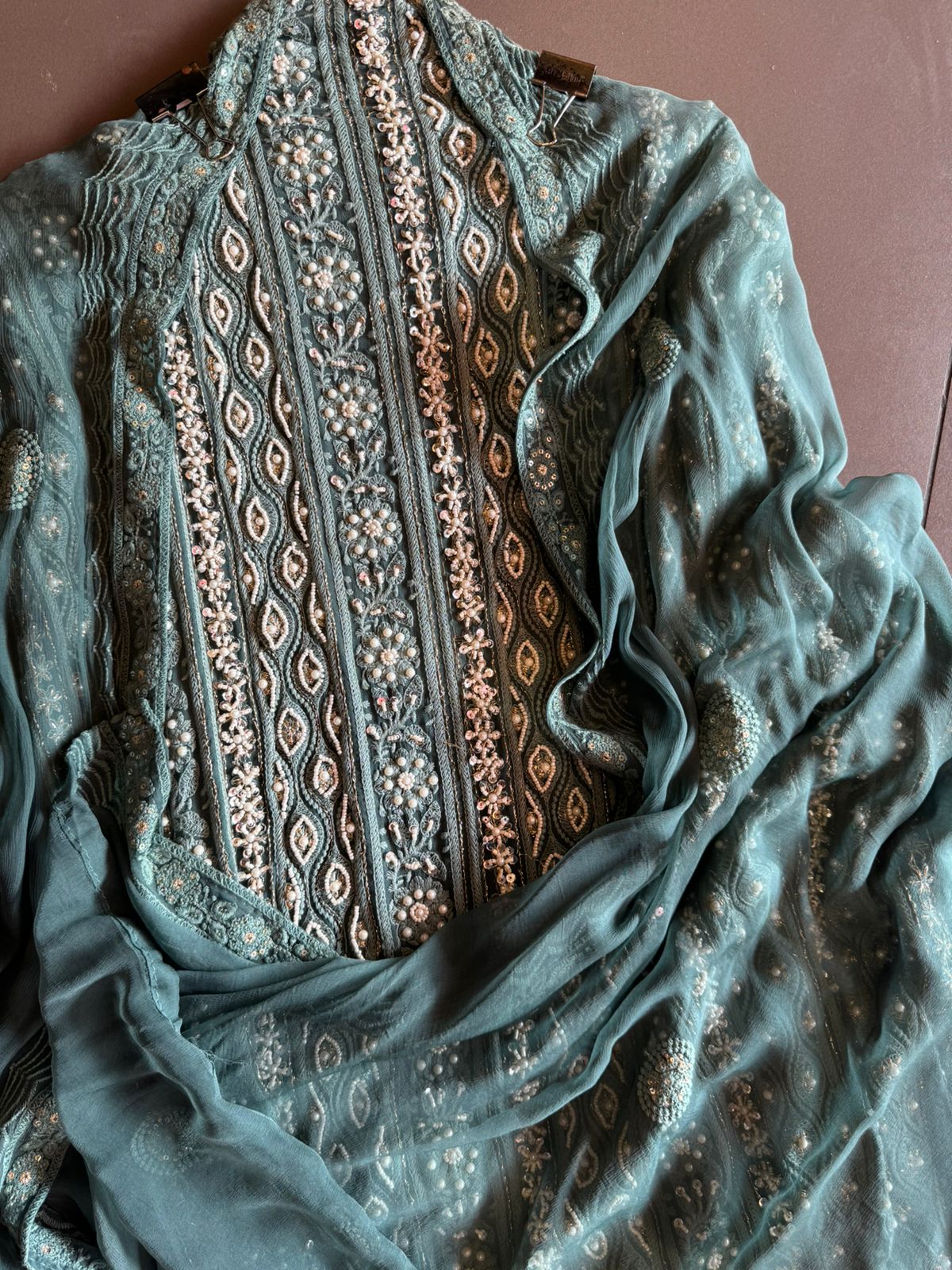 Pure Georgette Suits with Handwork done