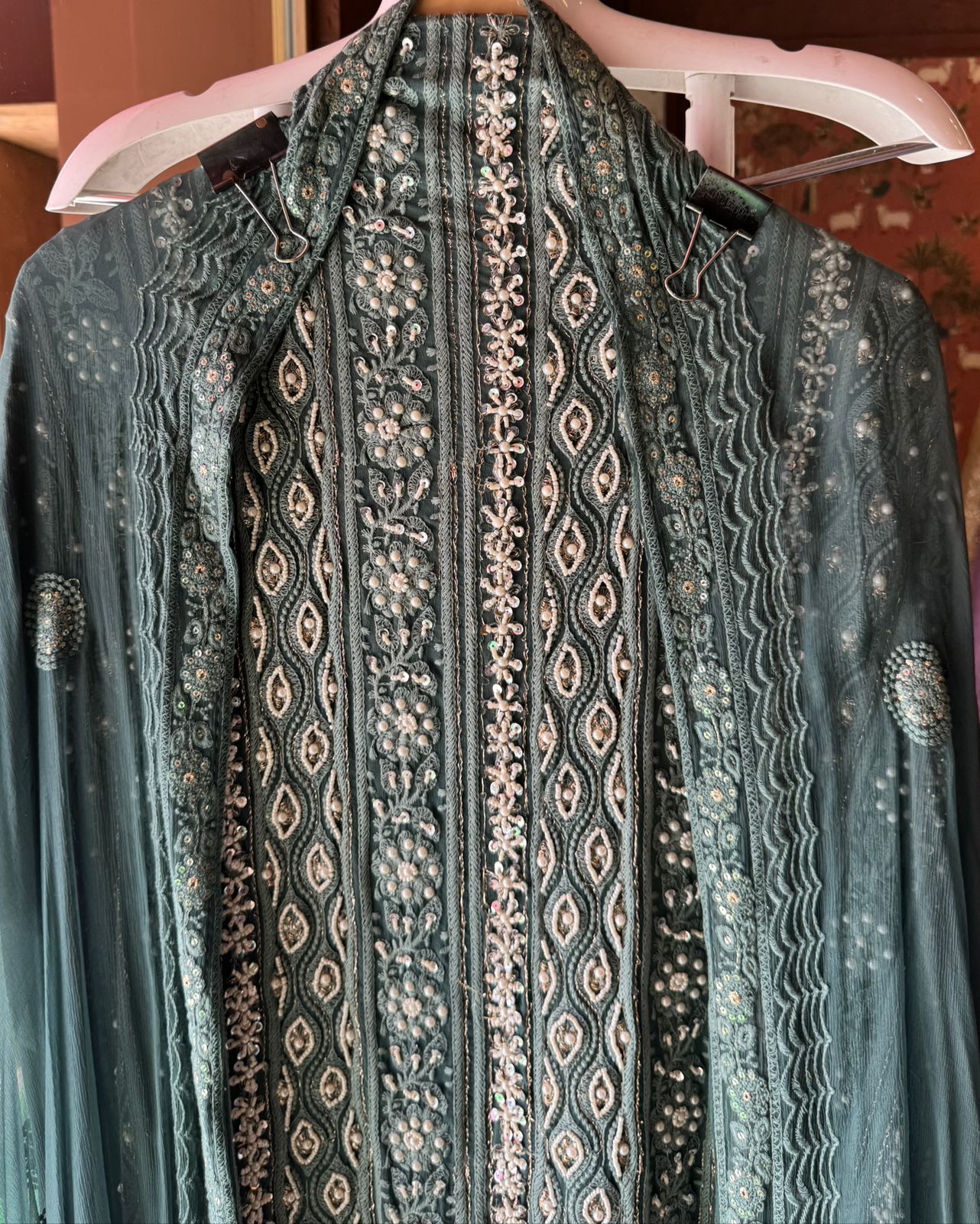 Pure Georgette Suits with Handwork done