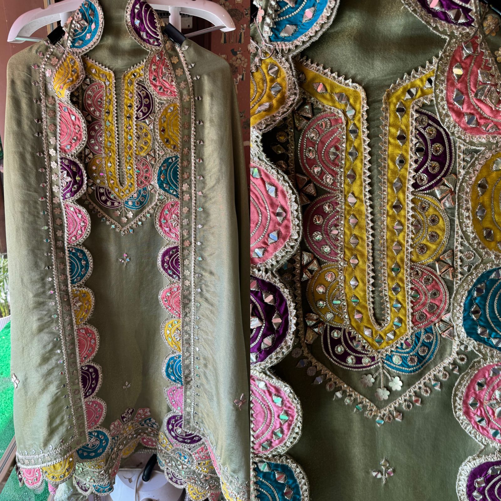 Pure Shimmer Tissue unstitched full size shirt