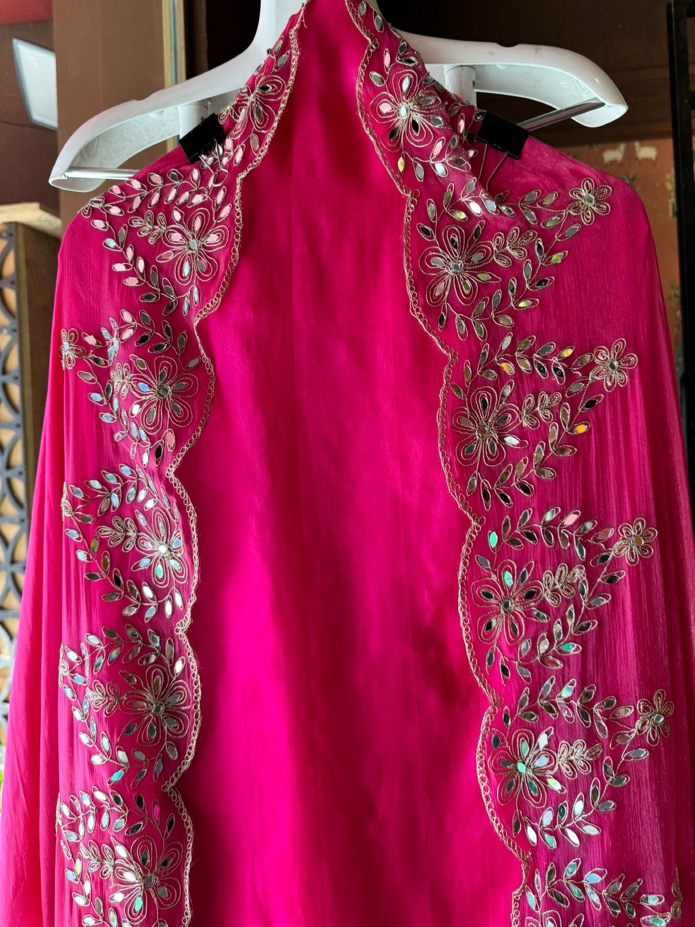 Ombre shaded Pure Organza shirt