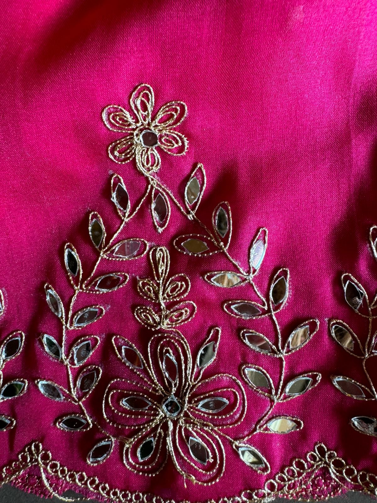 Ombre shaded Pure Organza shirt