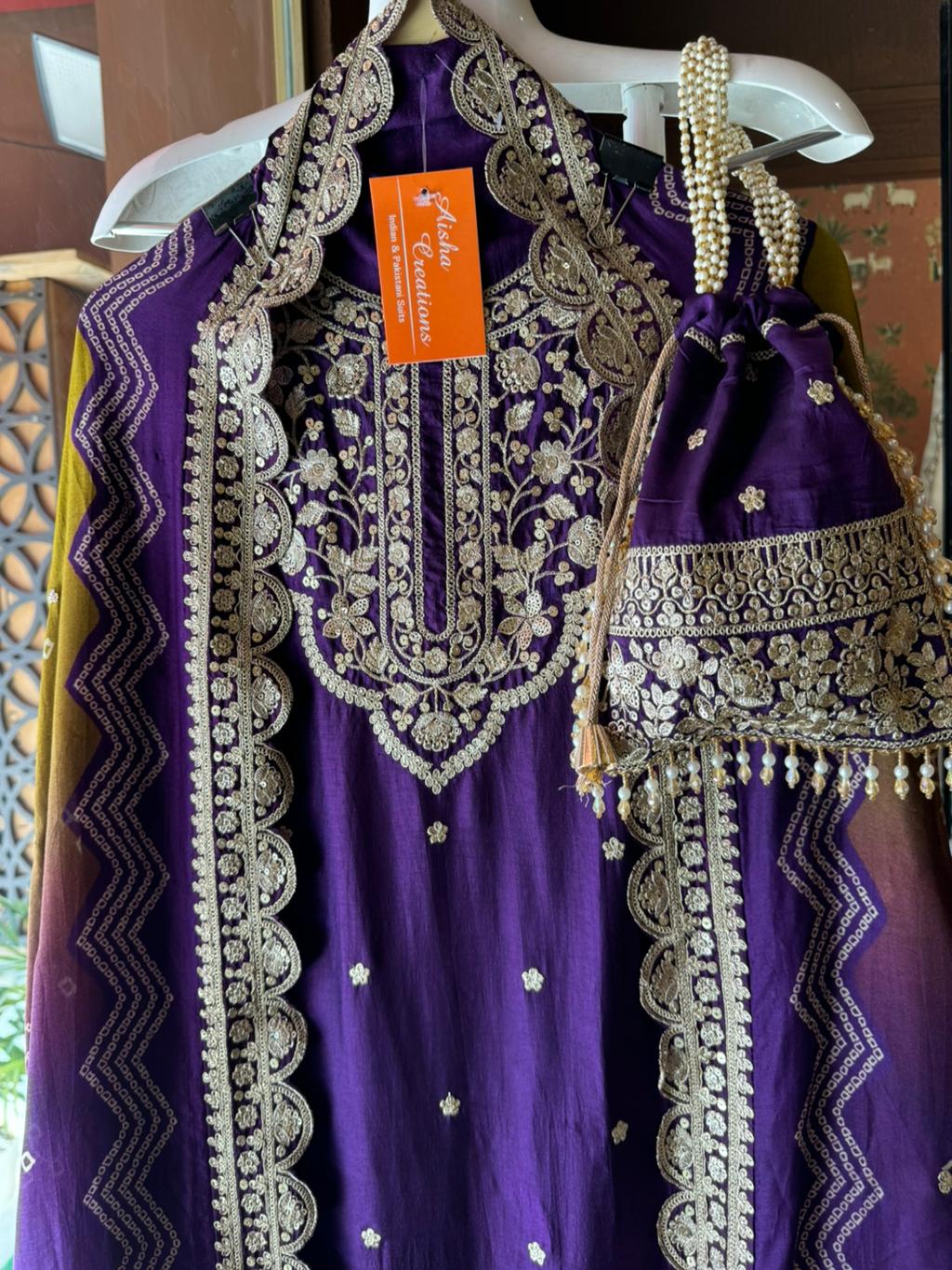 Pure Russian Silk shirt (Unstitched shirt)