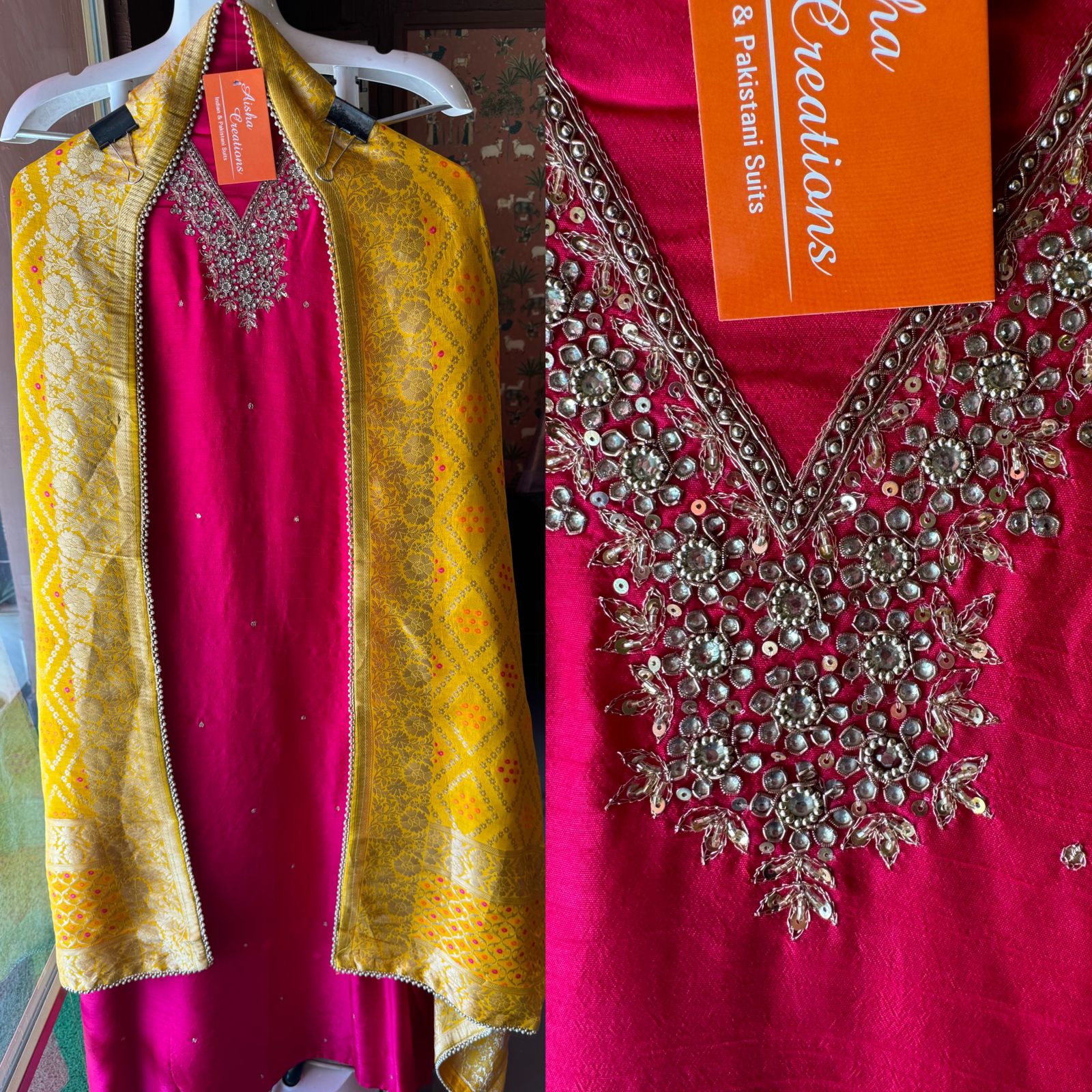 Pure Raw Silk (Unstitched shirt)