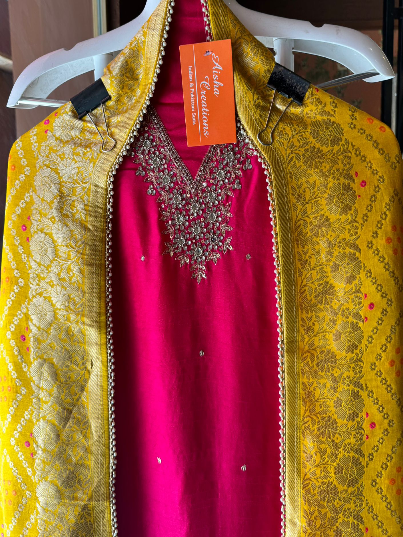 Pure Raw Silk (Unstitched shirt)