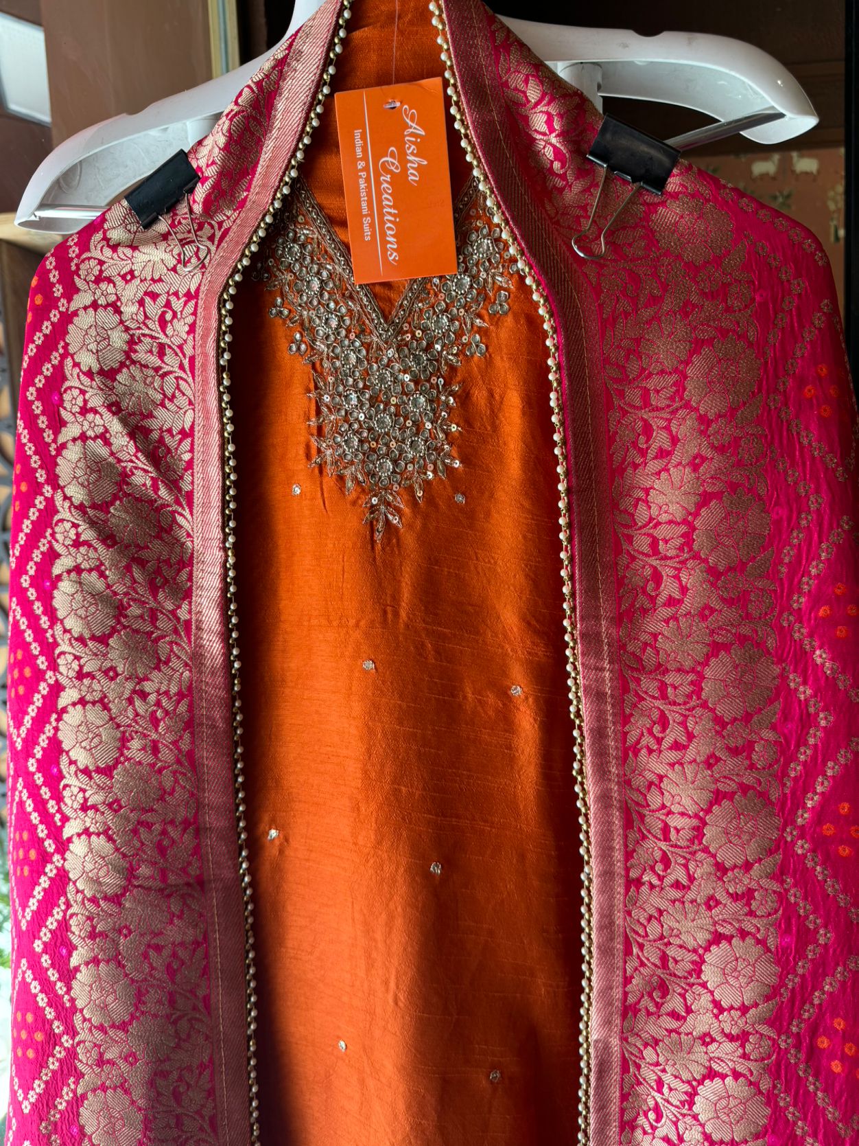 Pure Raw Silk (Unstitched shirt)