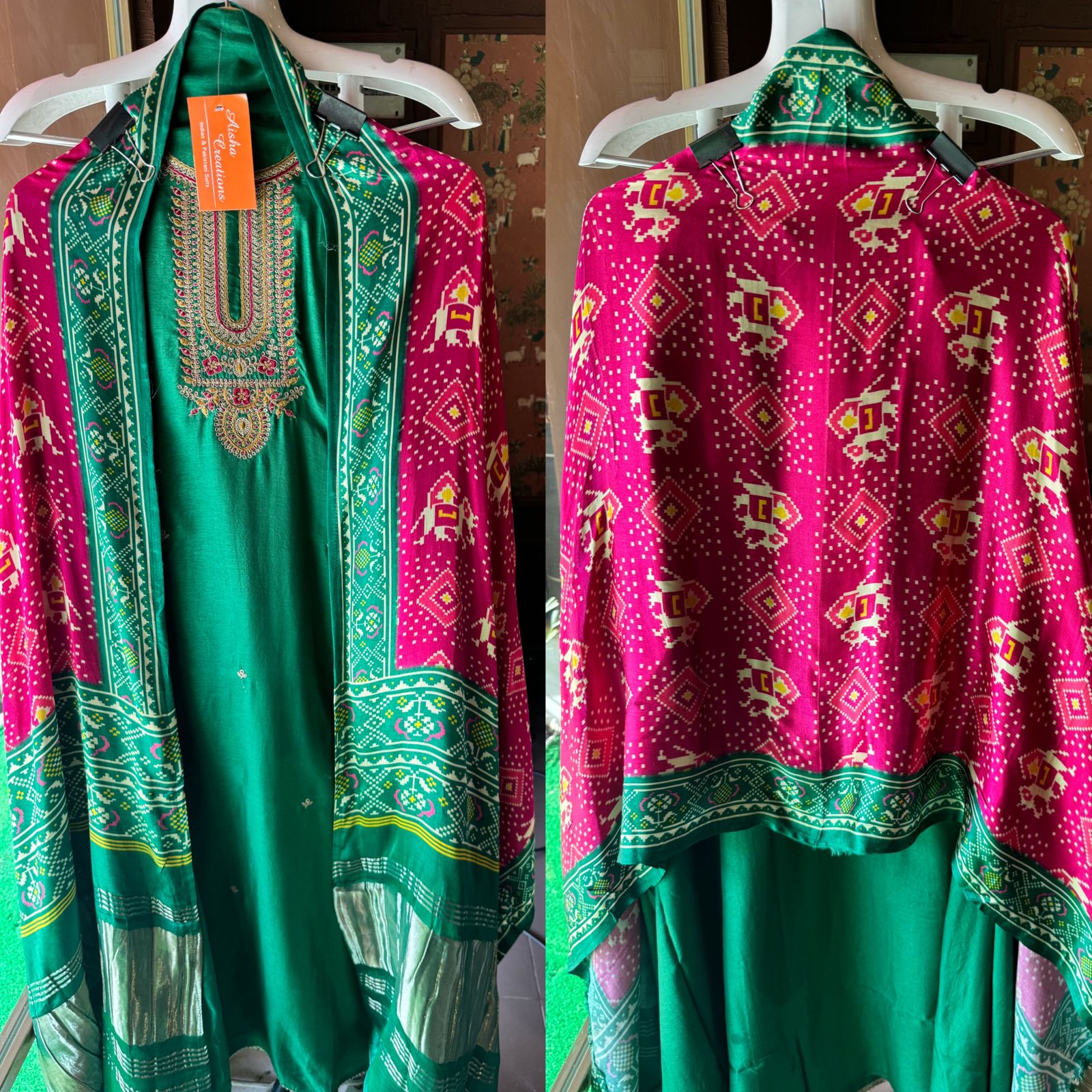 Pure Silk Shirt with Beautiful Dori
