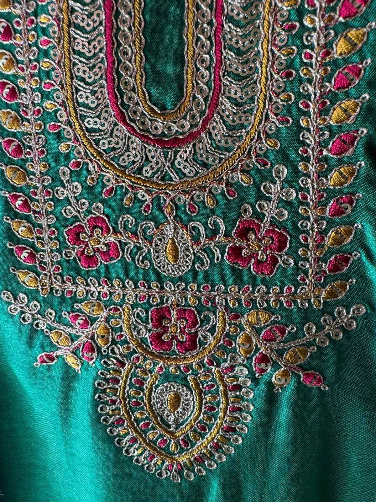 Pure Silk Shirt with Beautiful Dori