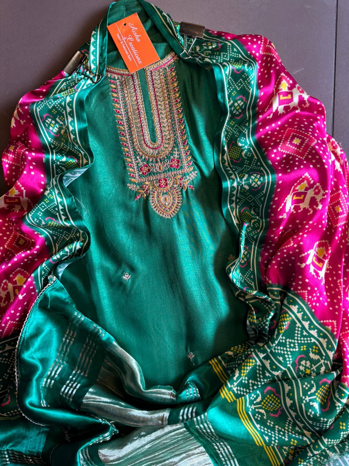 Pure Silk Shirt with Beautiful Dori