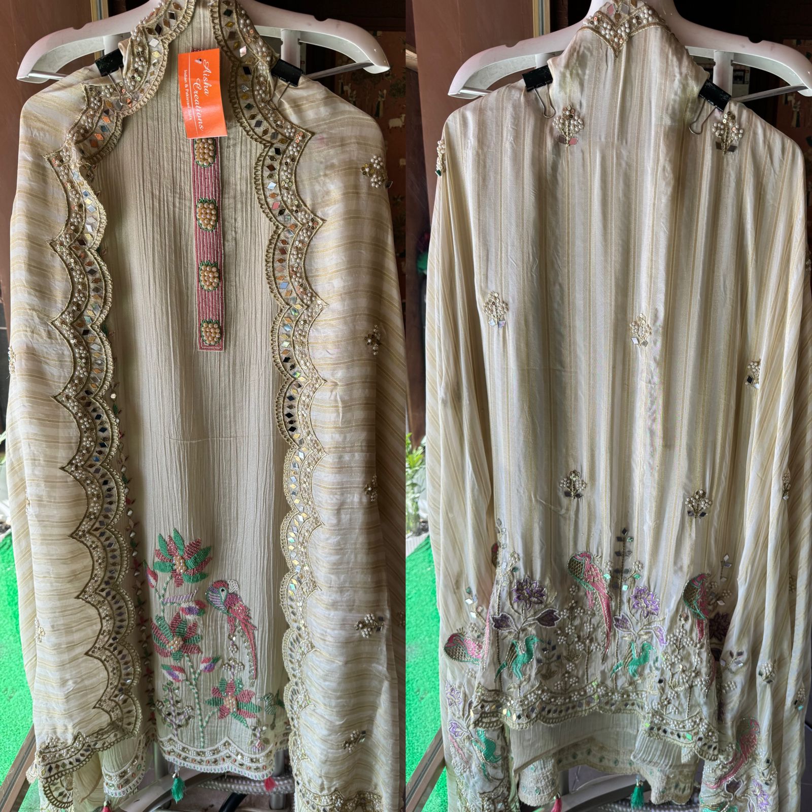 Crushed tissue (Unstitched shirt)