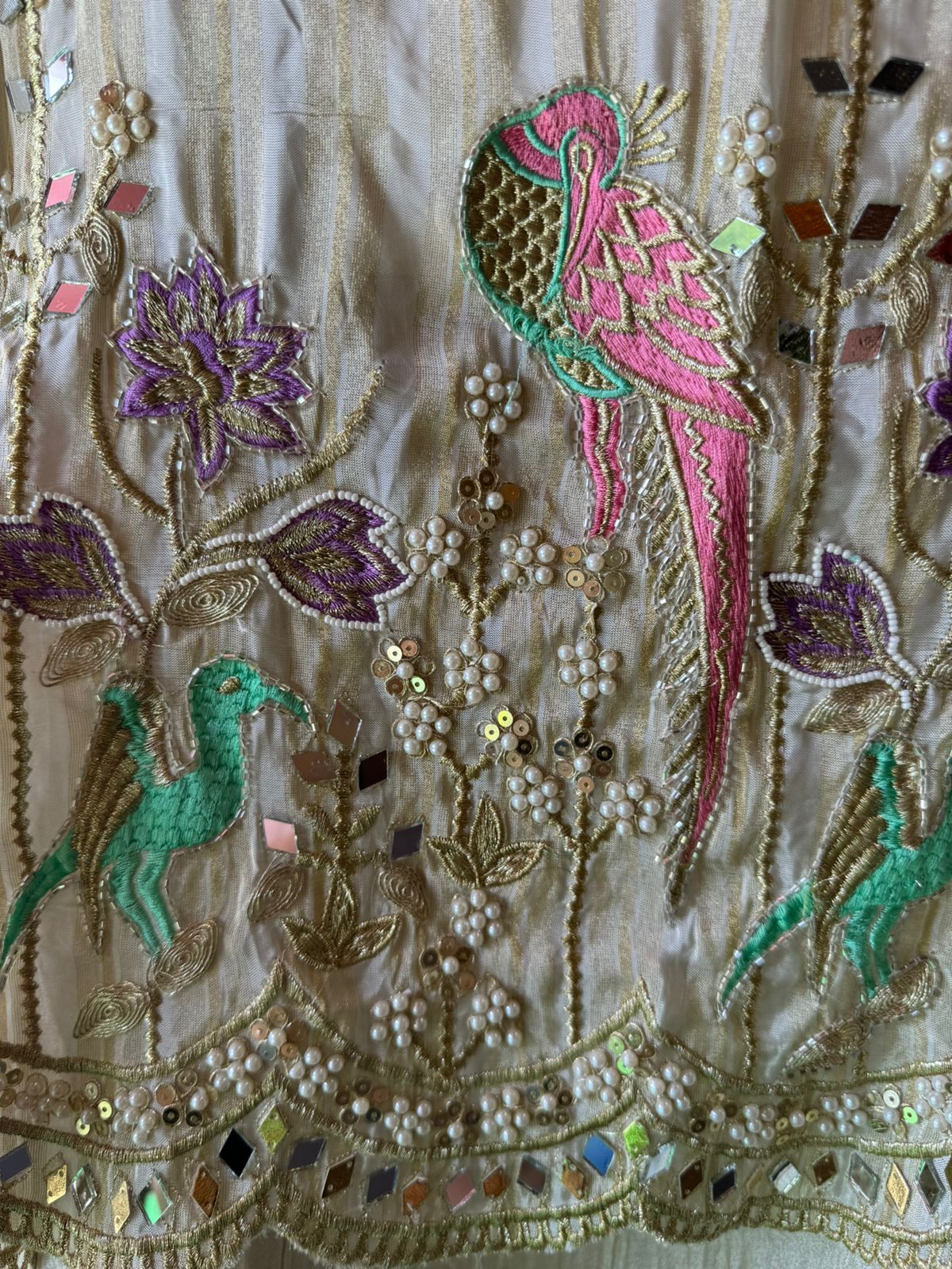 Crushed tissue (Unstitched shirt)