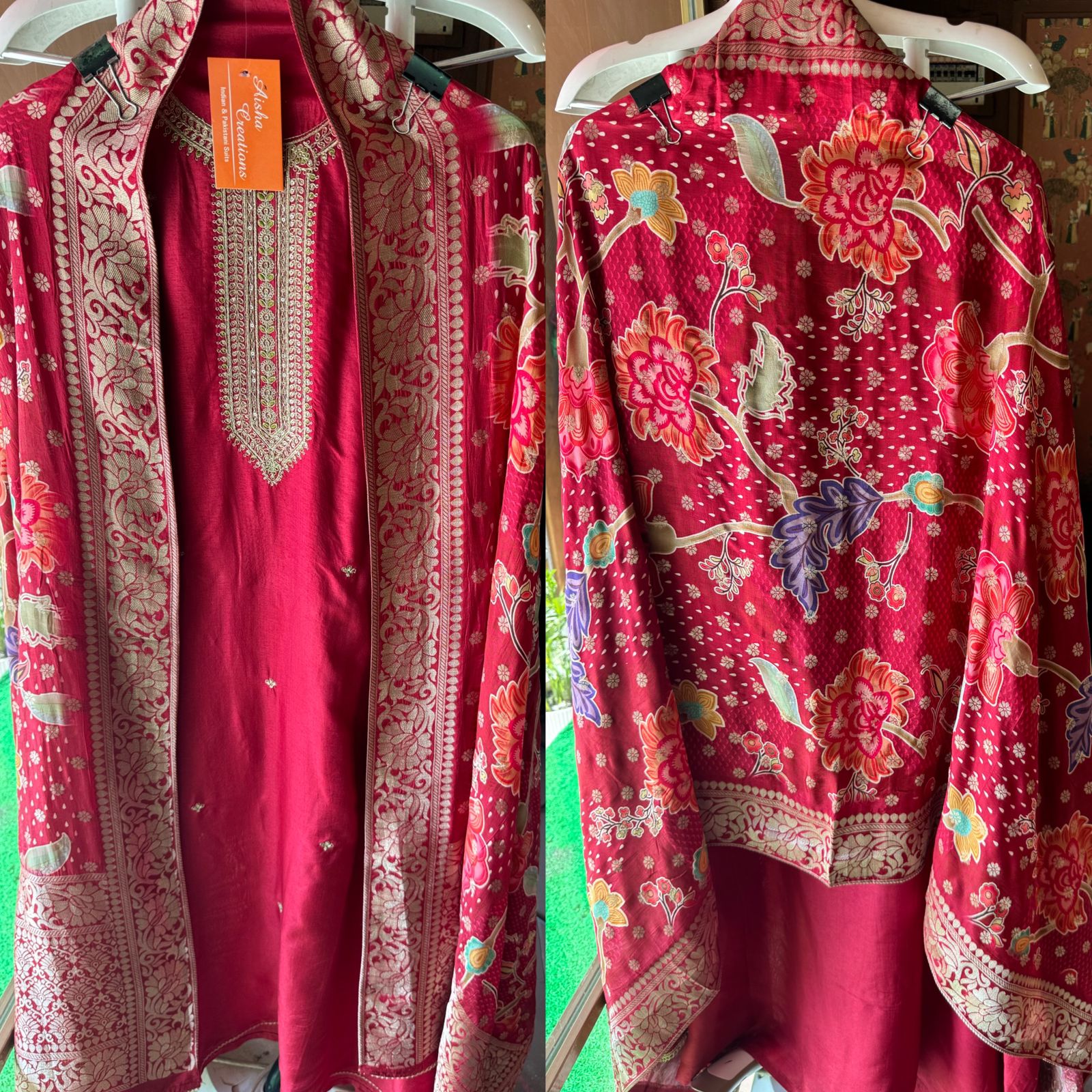 Pure Silk Suit (Unstitched shirt)