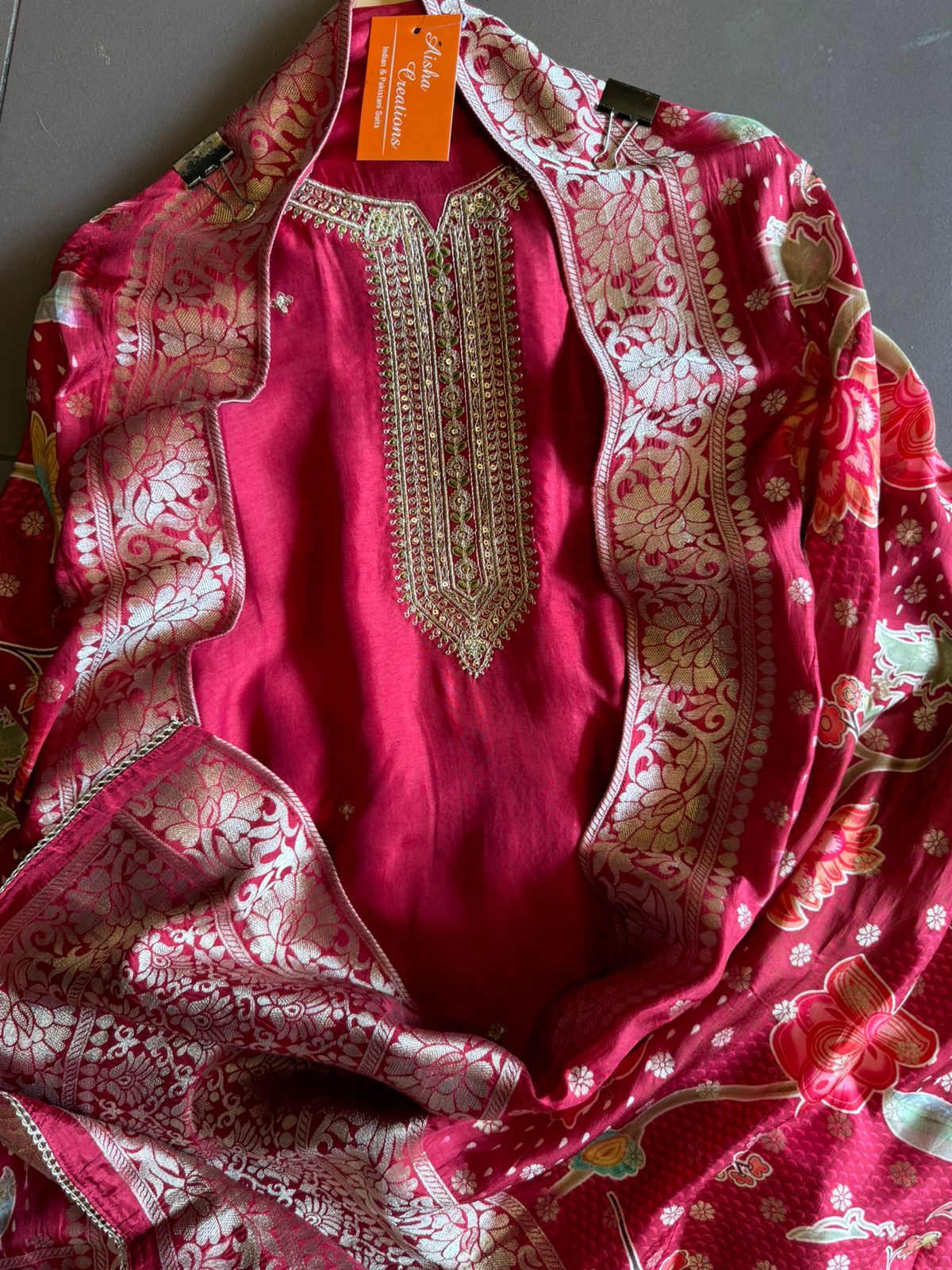 Pure Silk Suit (Unstitched shirt)